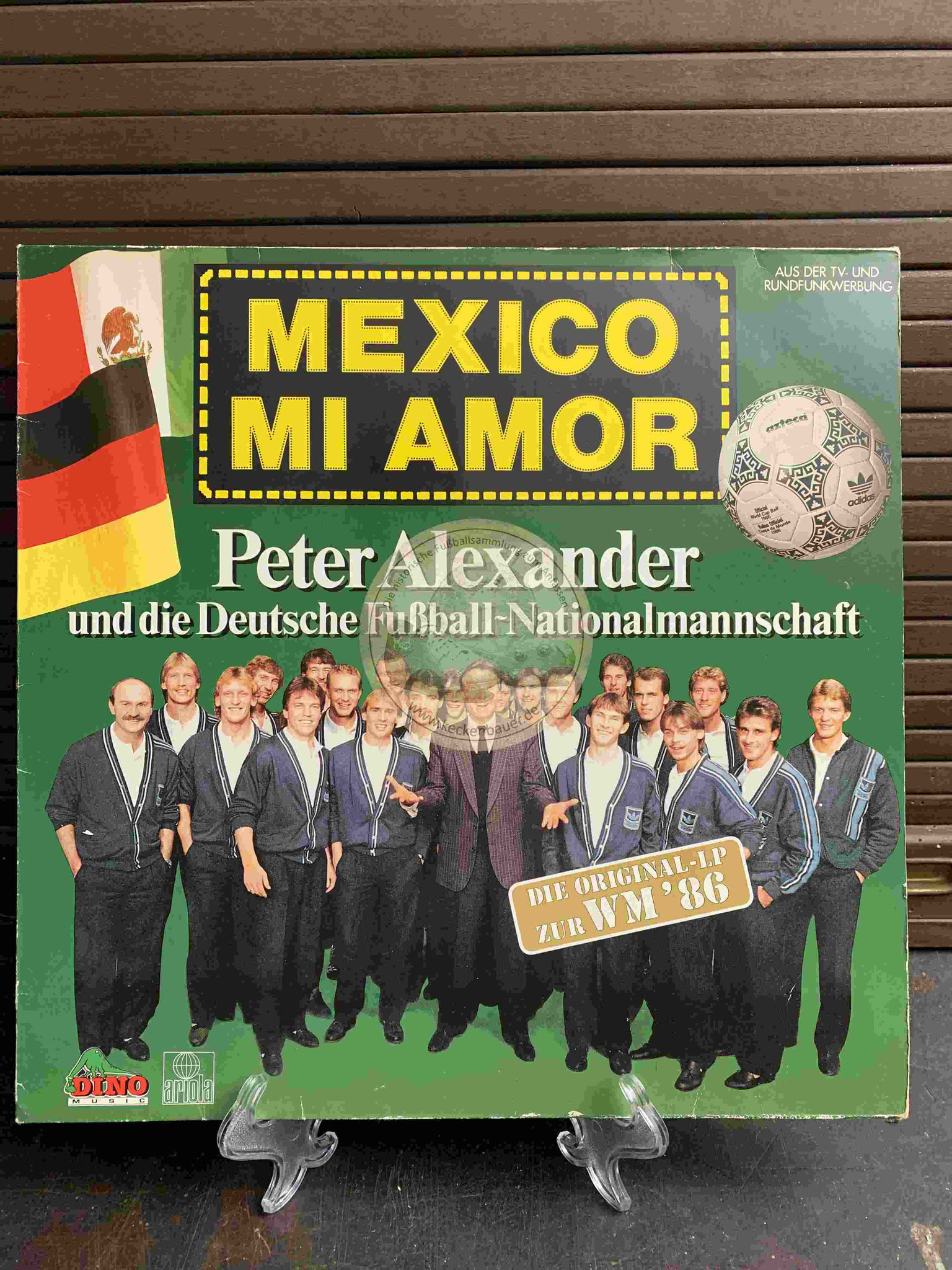 1986 Mexico Mi Amor Peter Alexander mit der Deutschen Nationalmannschaft