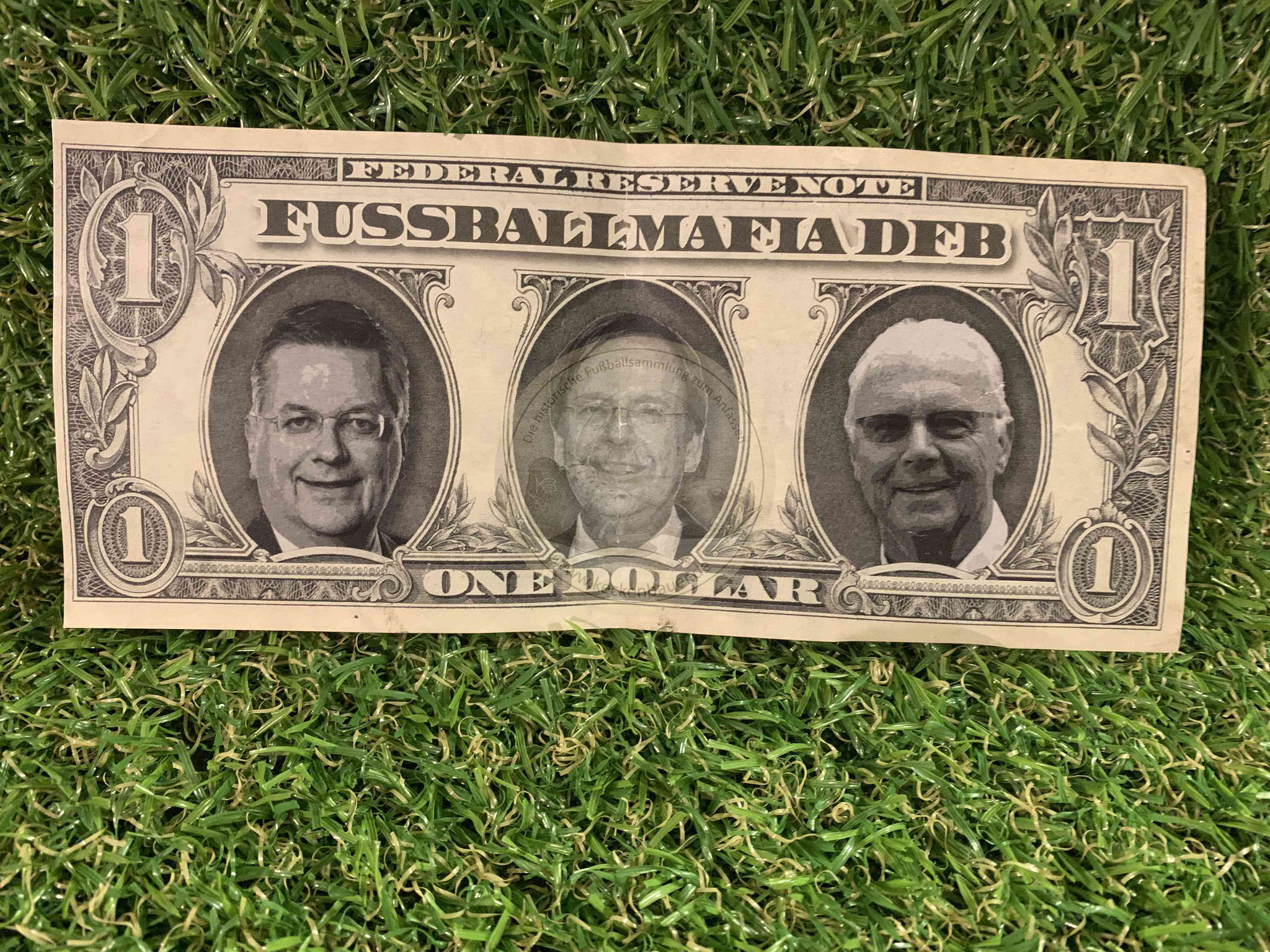 Fussball Mafia DFB ONE Dollar Schein Doppelpass