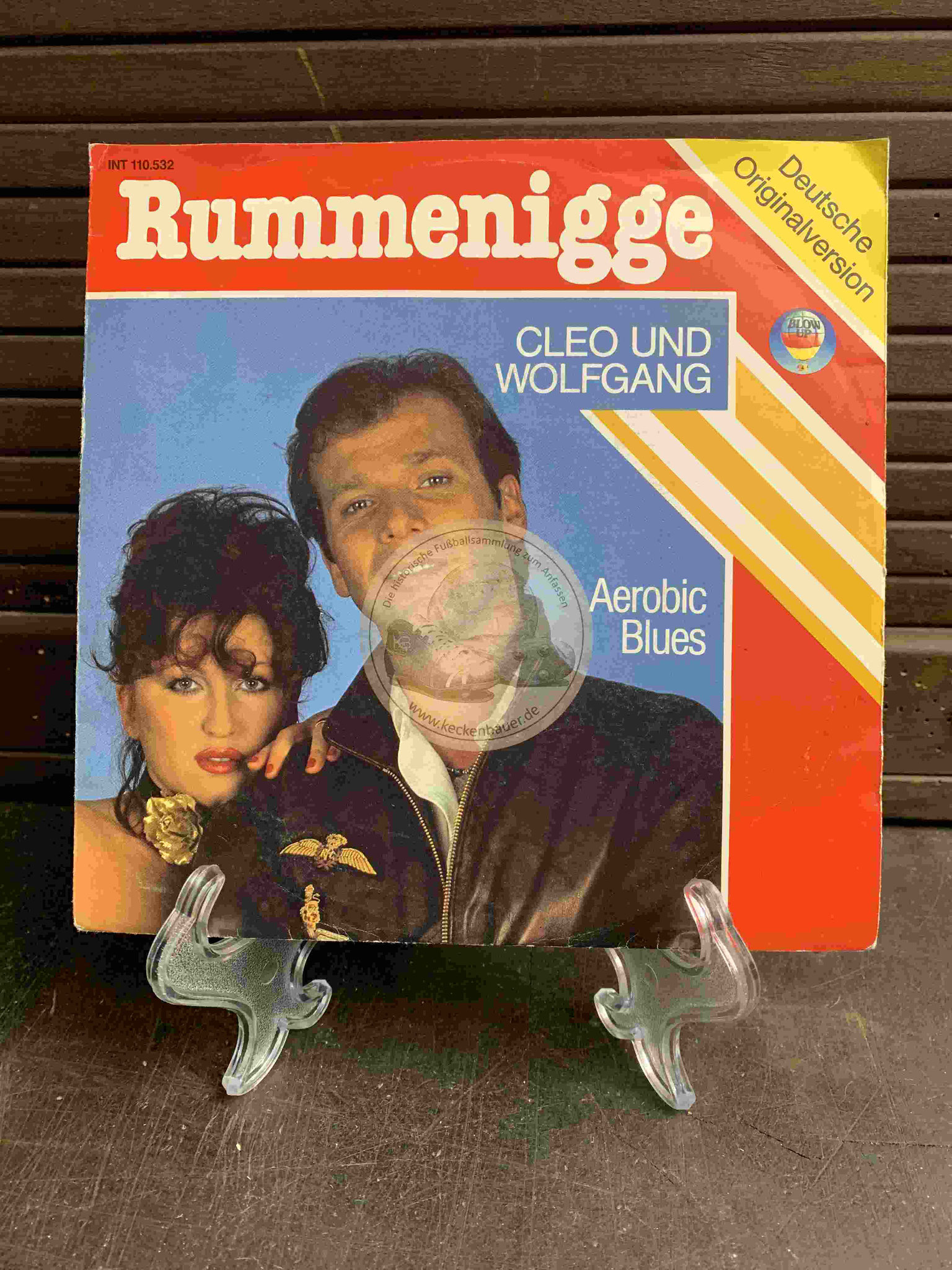 1983 Fußball-Single Rummenigge von Cleo und Wolfgang Deutsche Version