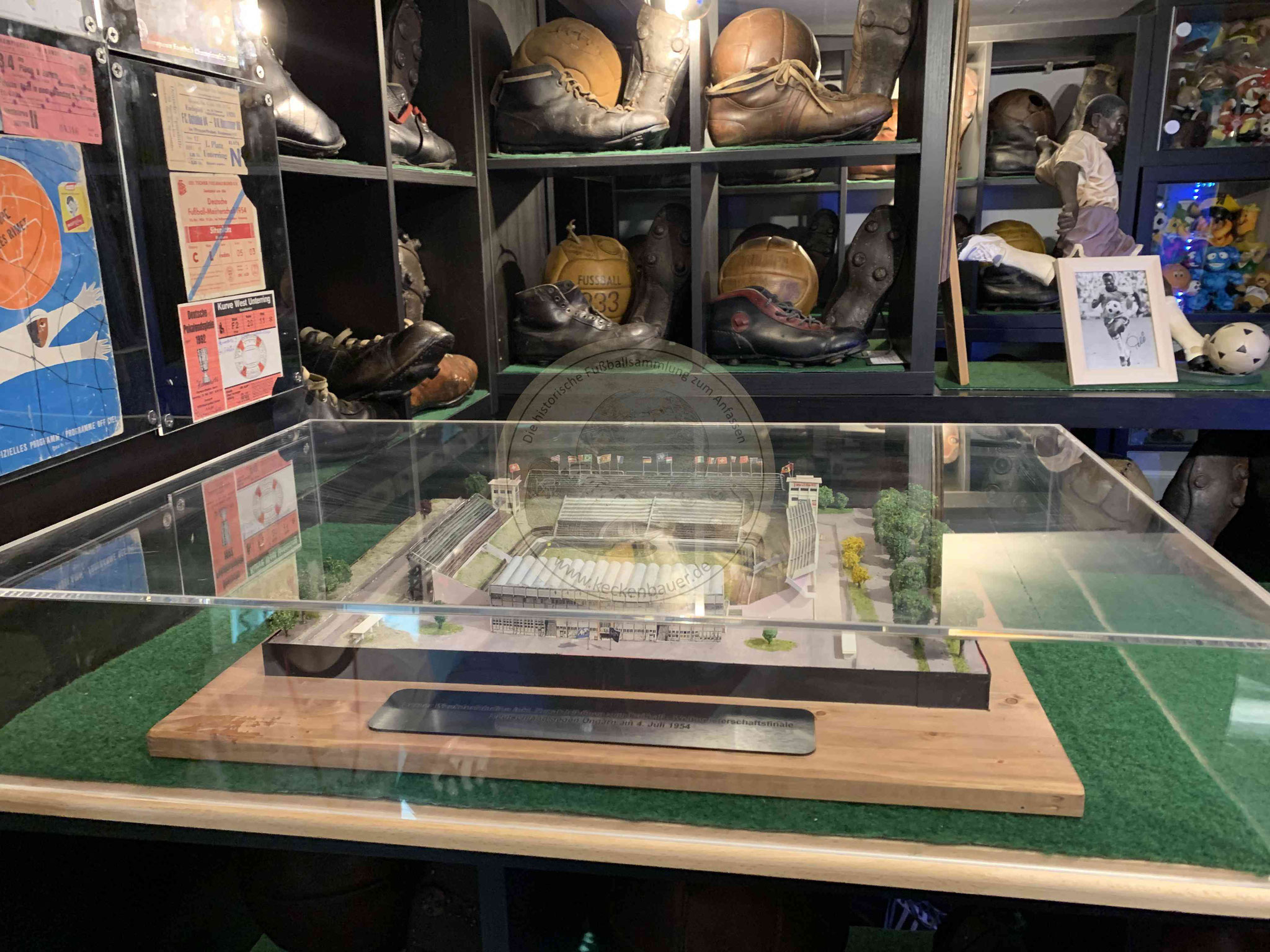 Miniatur Berner Wankdorfstadion wie 1954 