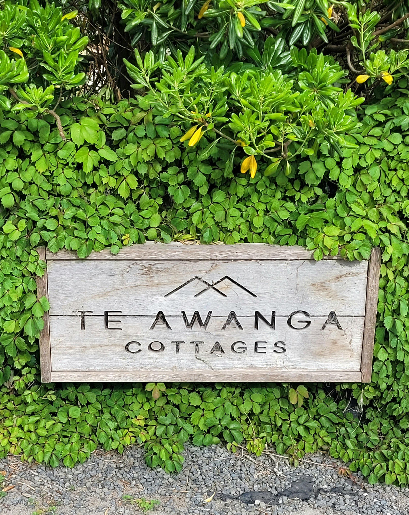 Zufahrt zu unserem Cottage