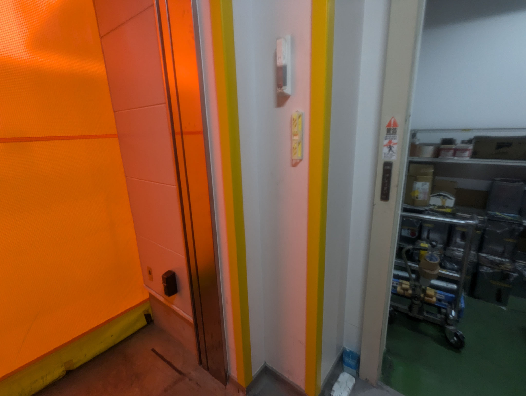 通路壁衝突防護対策工事：工程写真