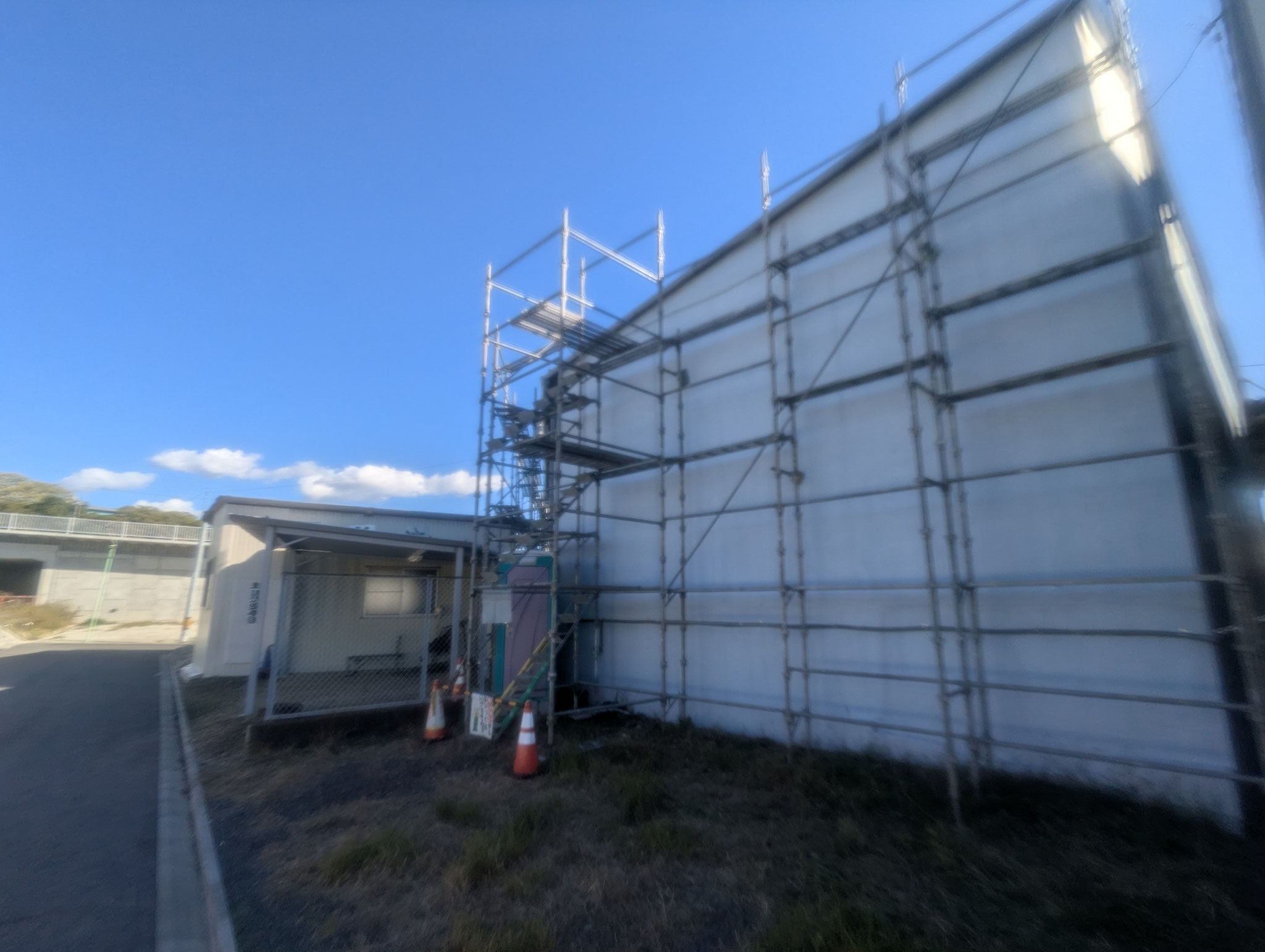 倉庫安全対策修繕工事：工程写真