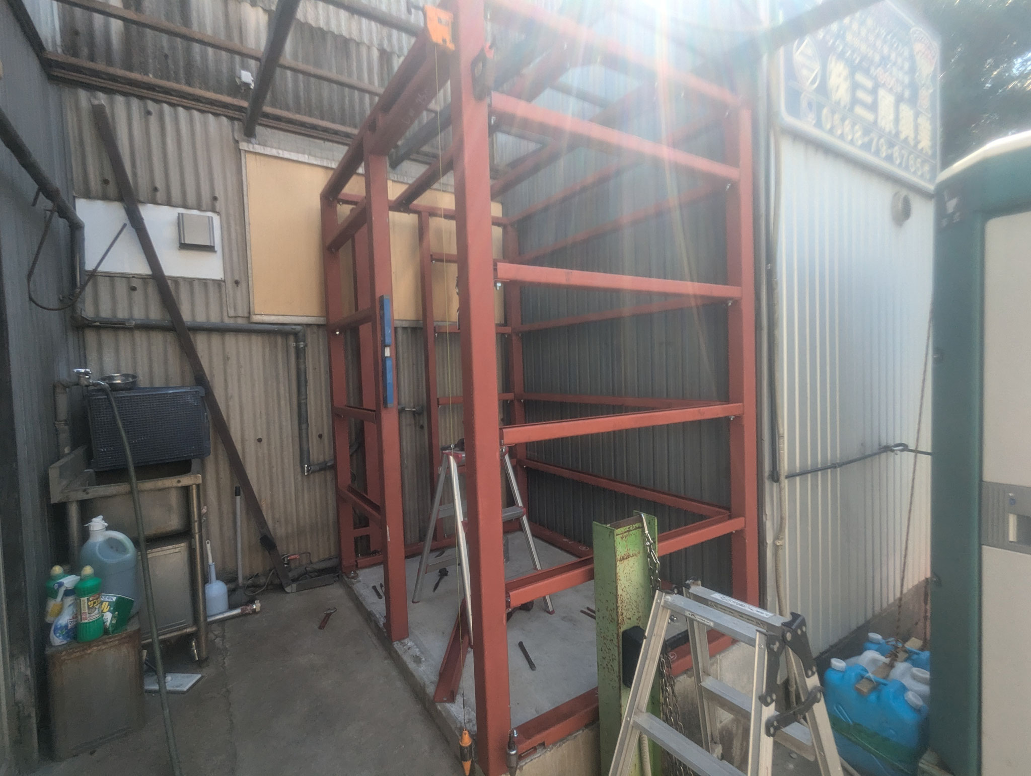 トイレ棟新築工事：工程写真