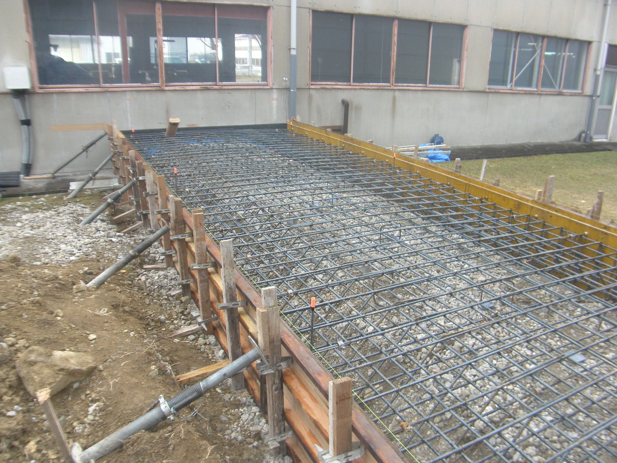 製品搬送通路新築工事：工程写真