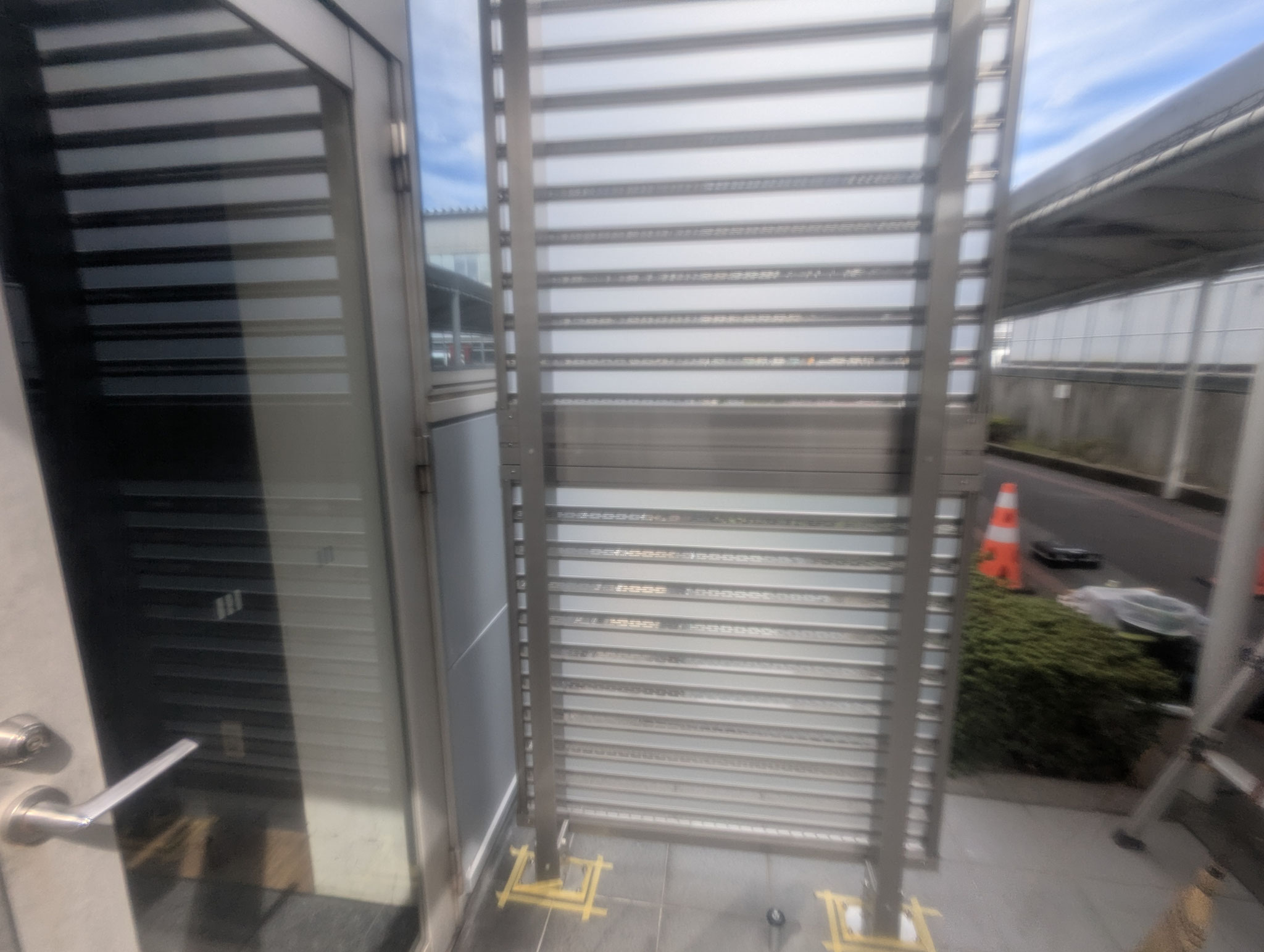 防風フェンス新設工事：工程写真