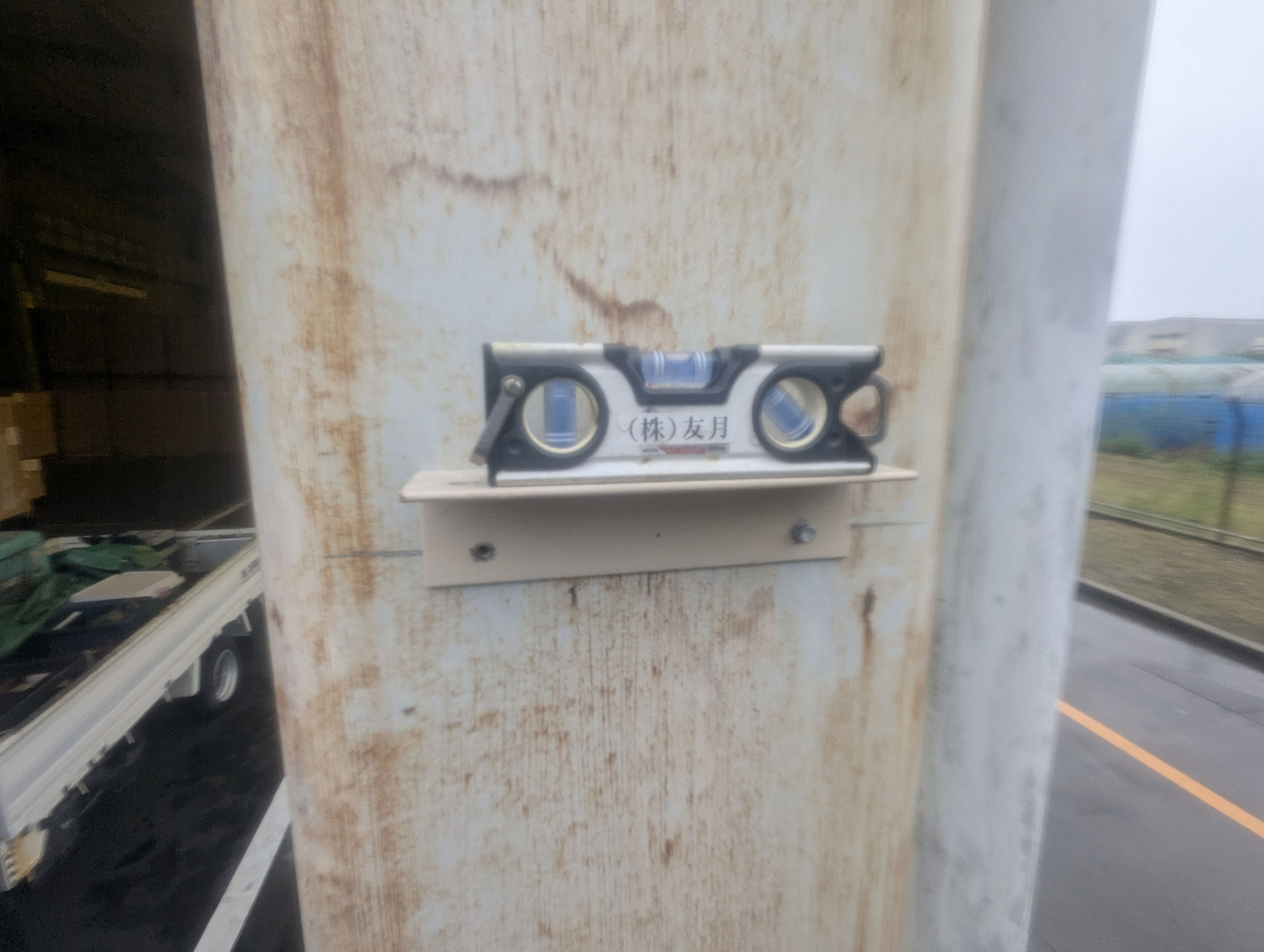 止まれ標識新設工事：工程写真