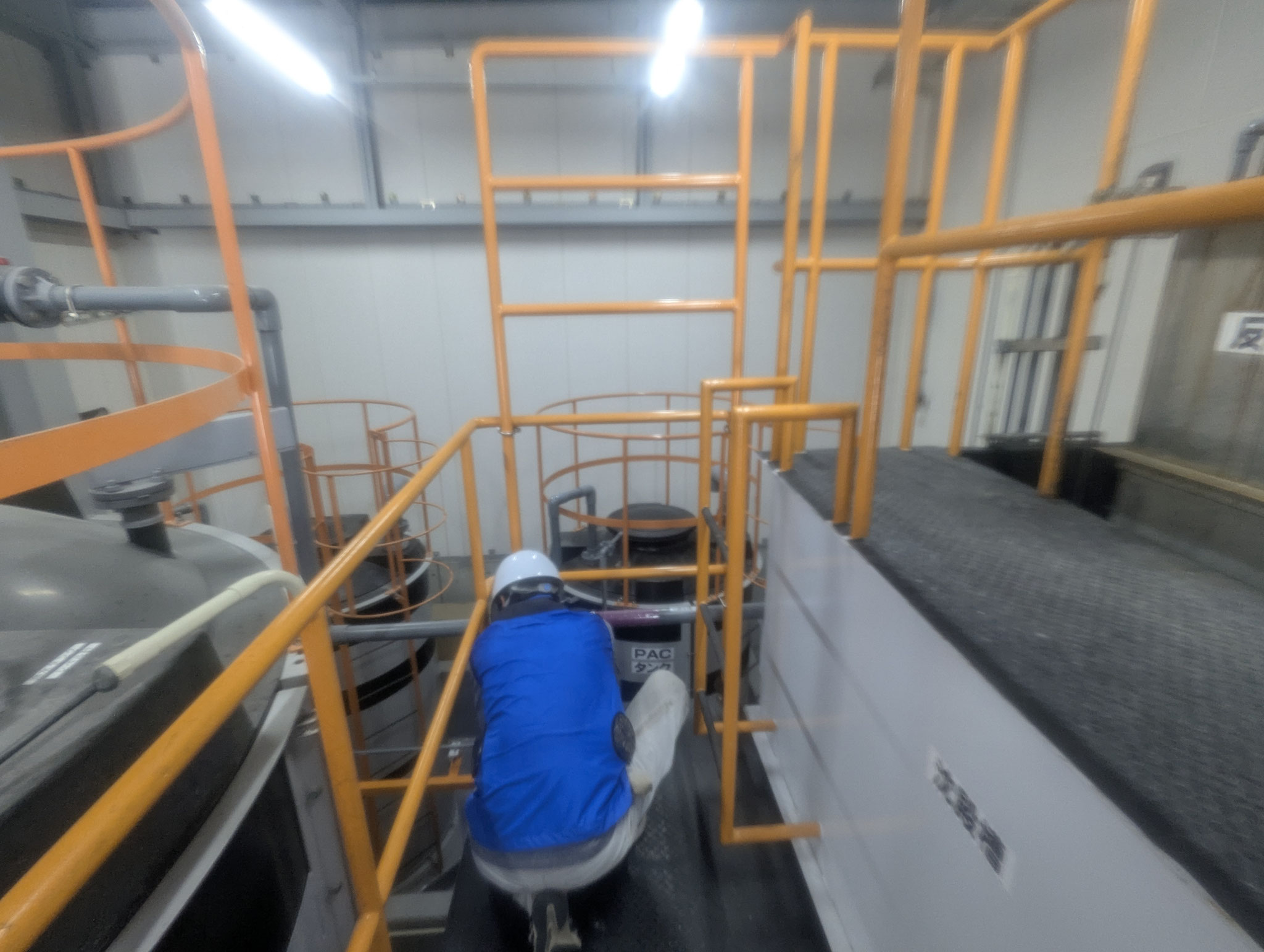 工場内安全施策工事：工程写真