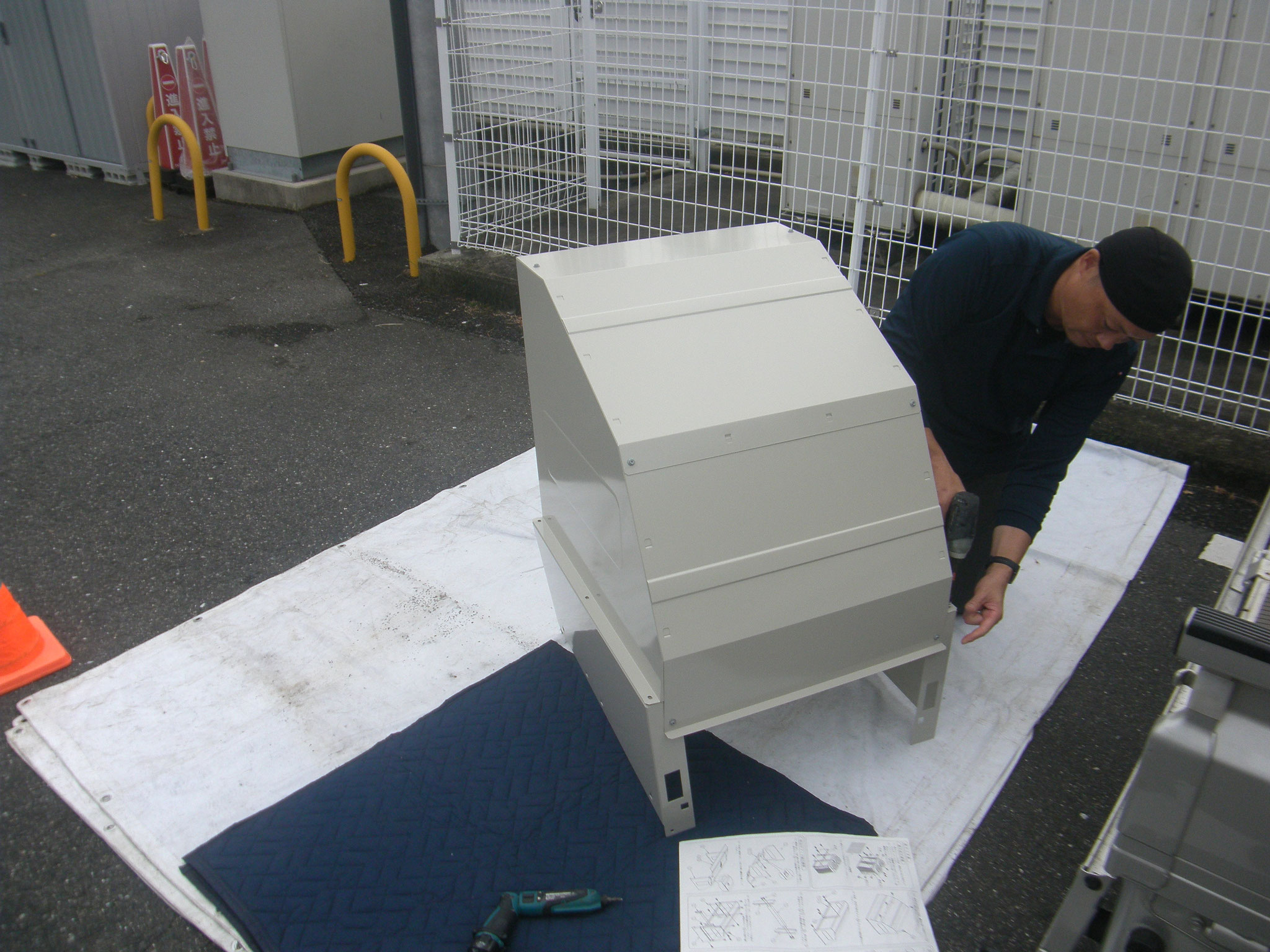 防雪フード新設工事：工程写真