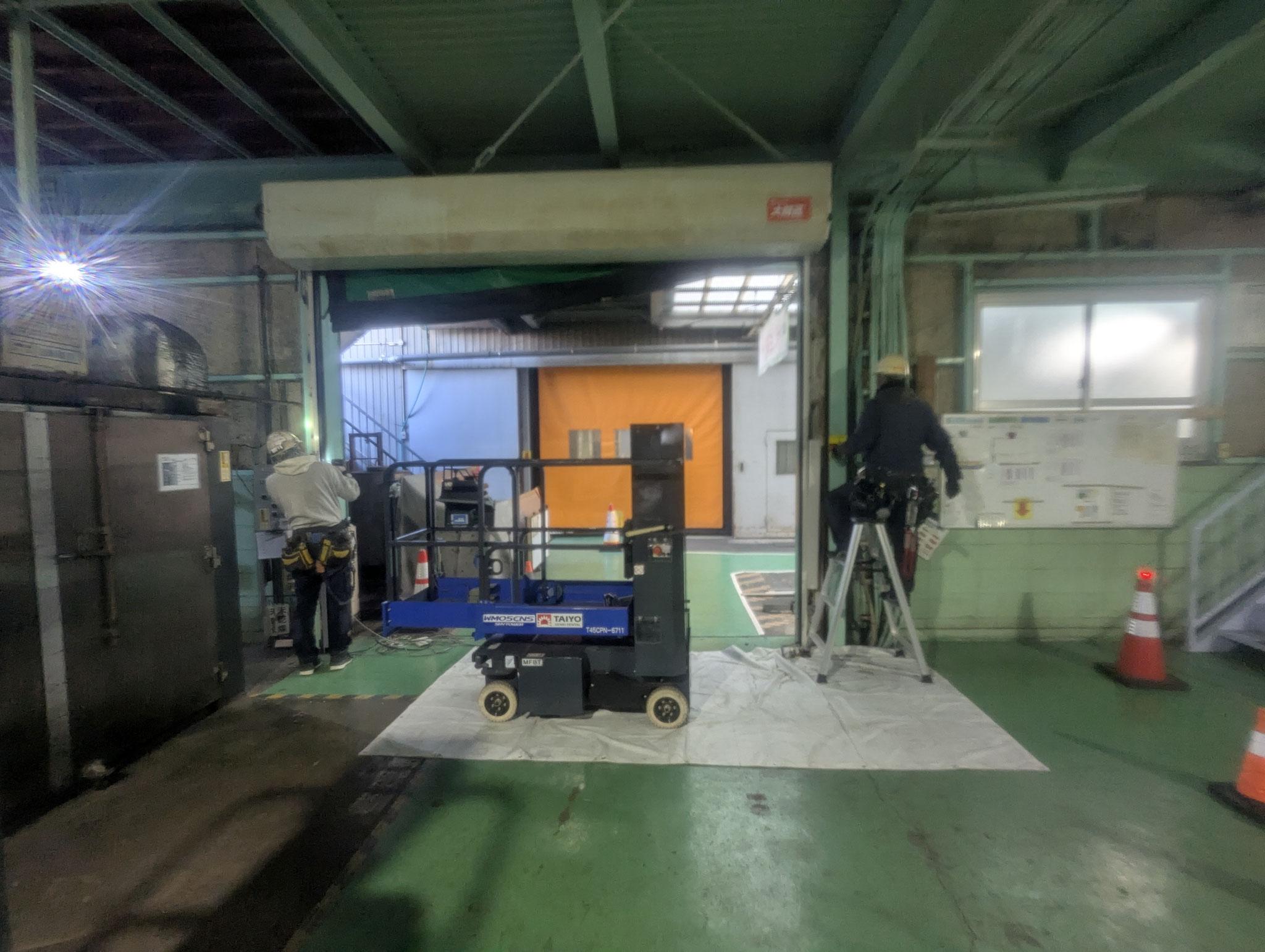 大間迅更新工事：工程写真