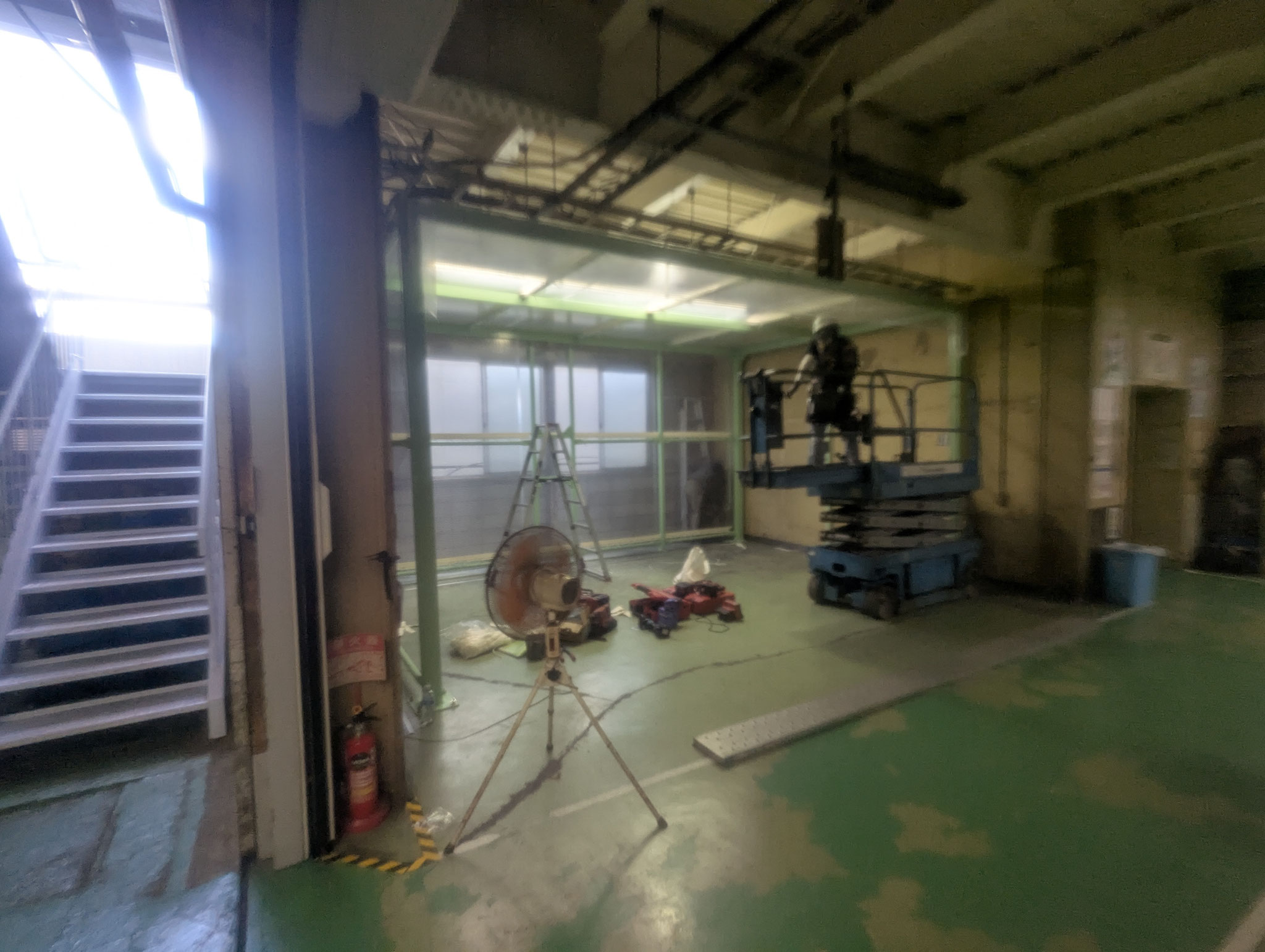 テントブース新設工事：工程写真