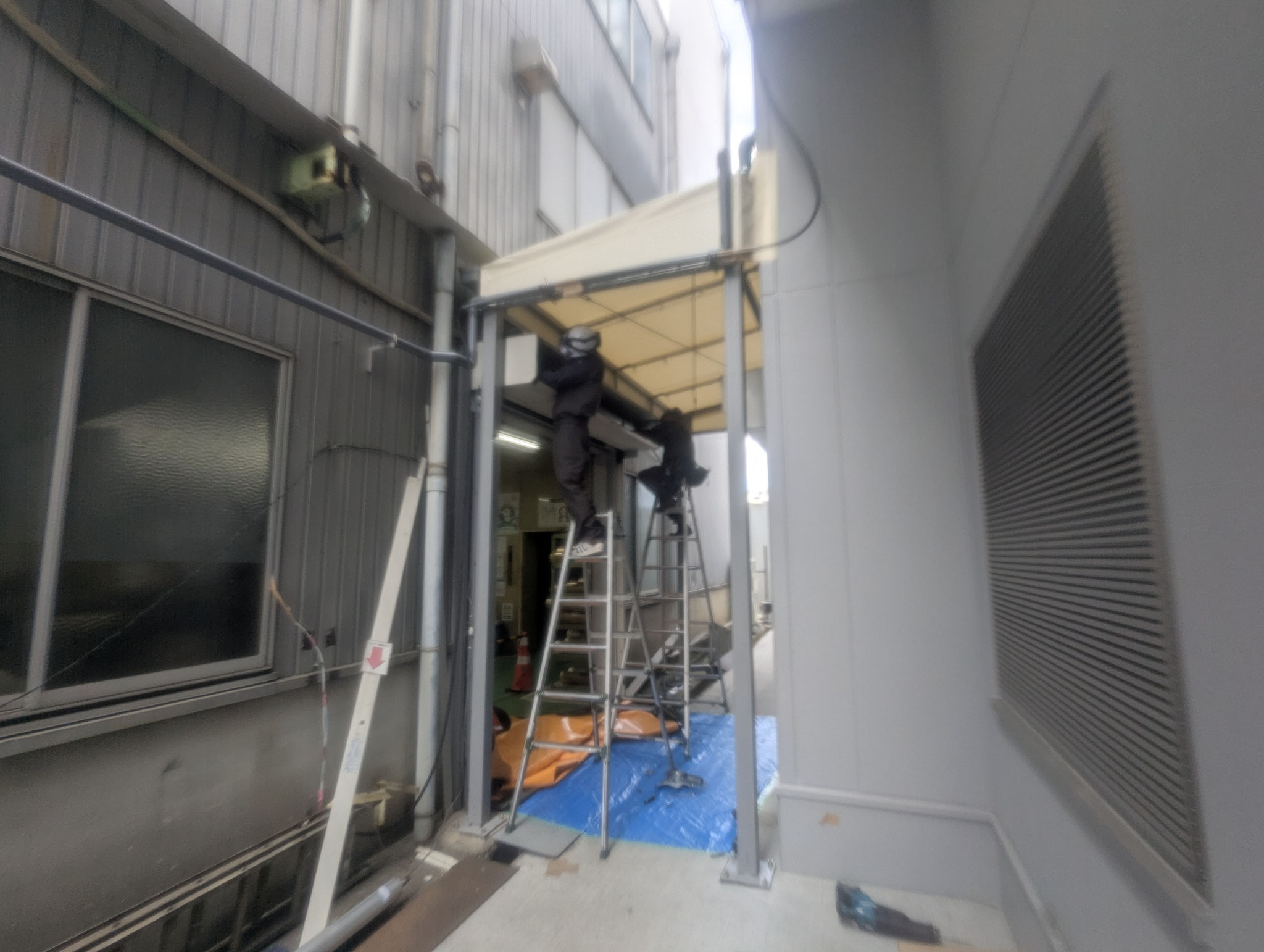 大間迅不具合修繕工事：工程写真