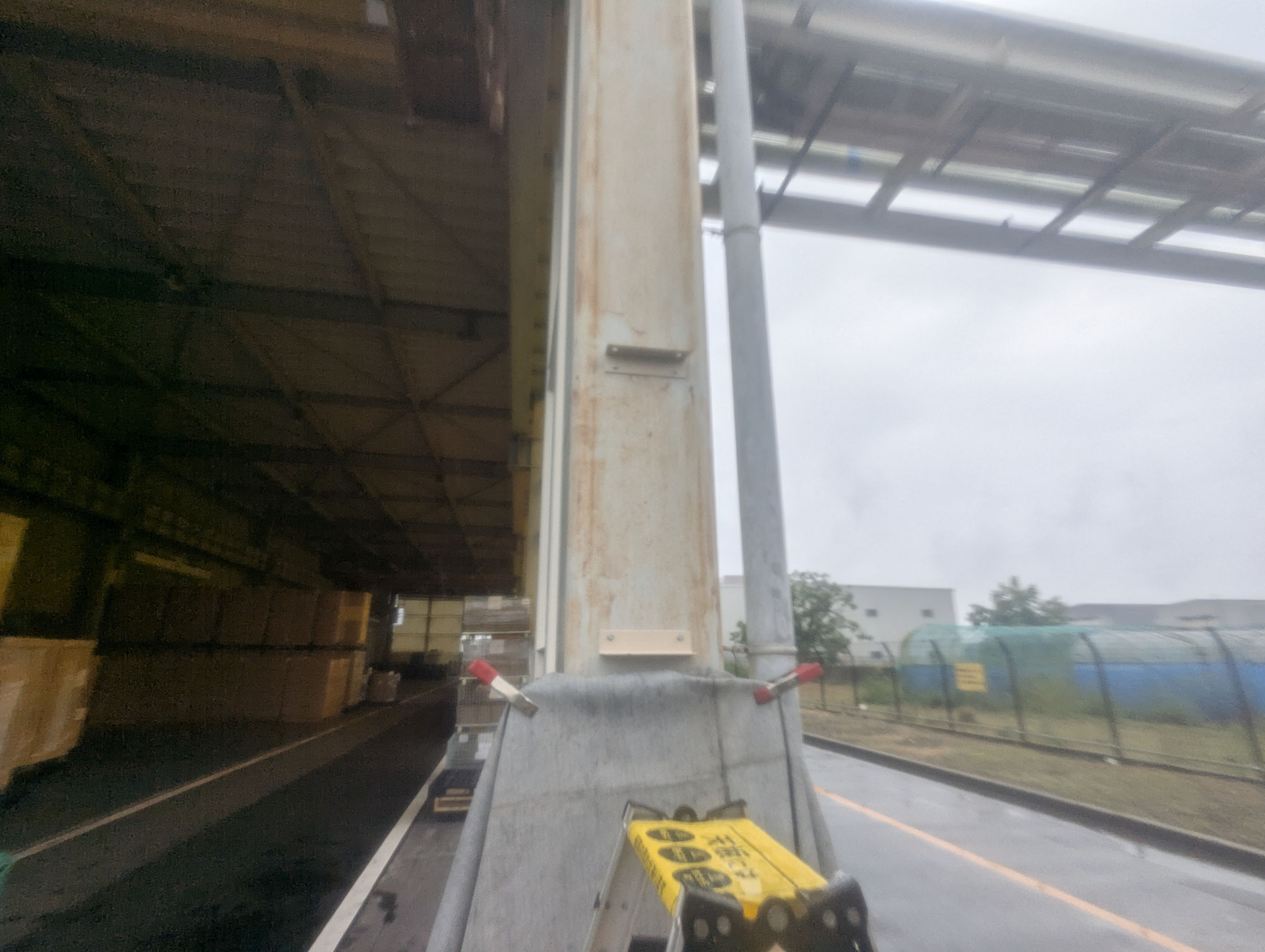 止まれ標識新設工事：工程写真