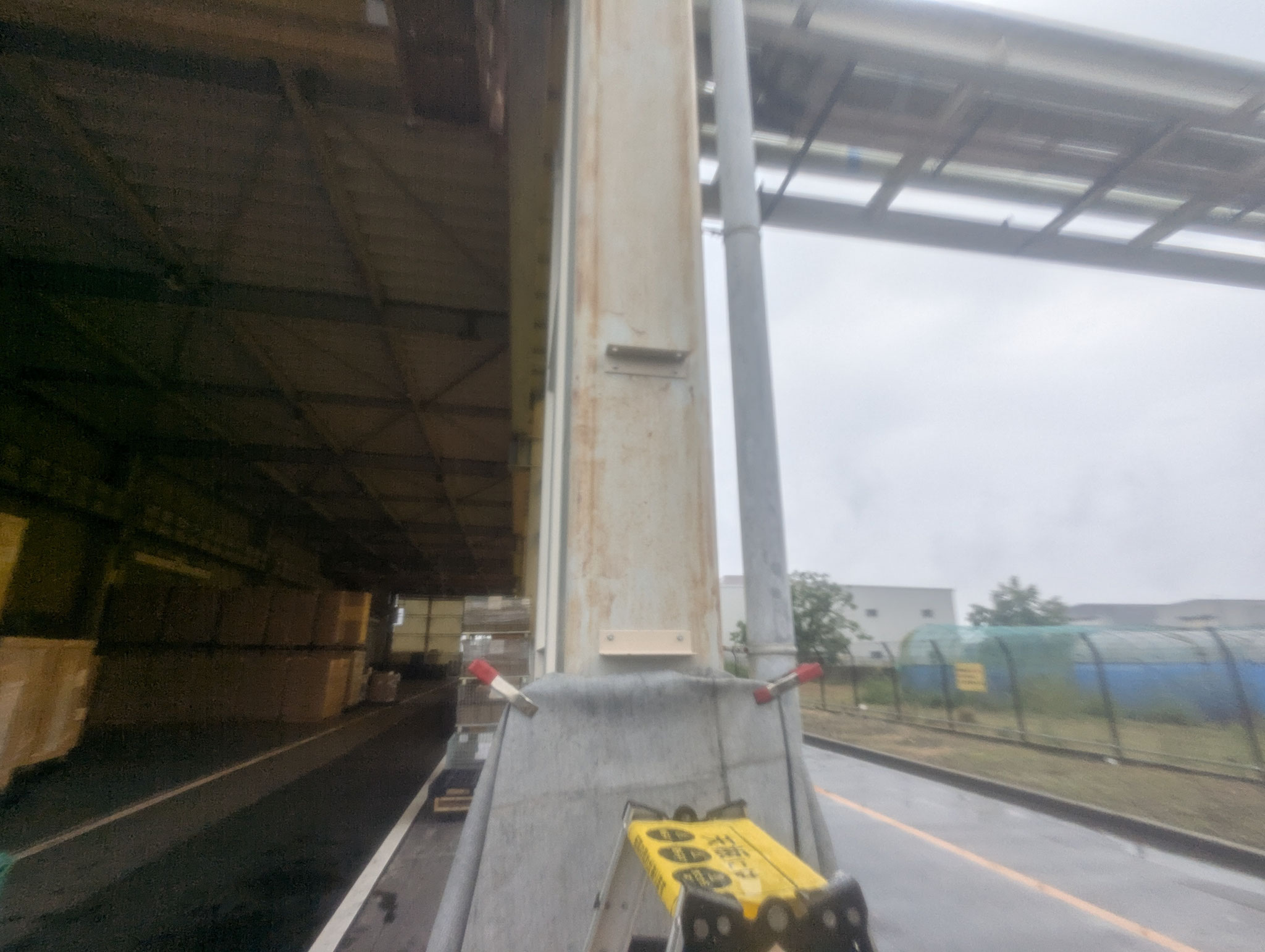 止まれ標識新設工事：工程写真