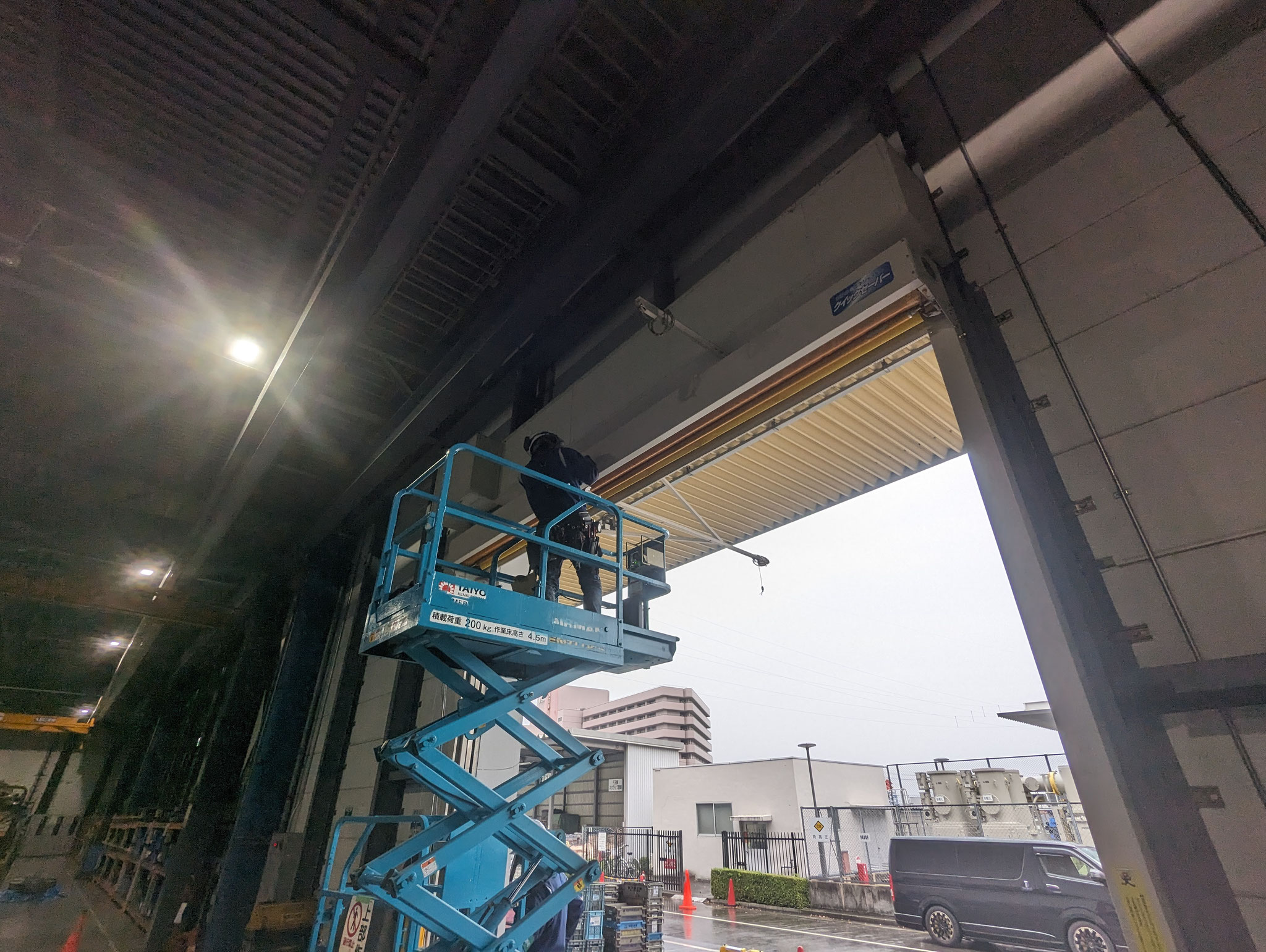 ｼｰﾄｼｬｯﾀｰ更新工事：工程写真