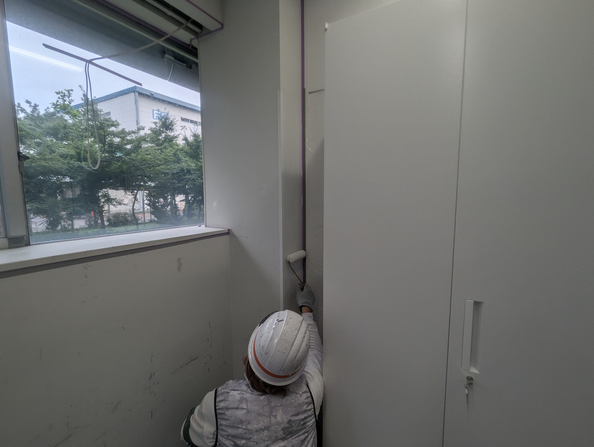 室内塗装リフォーム：工程写真