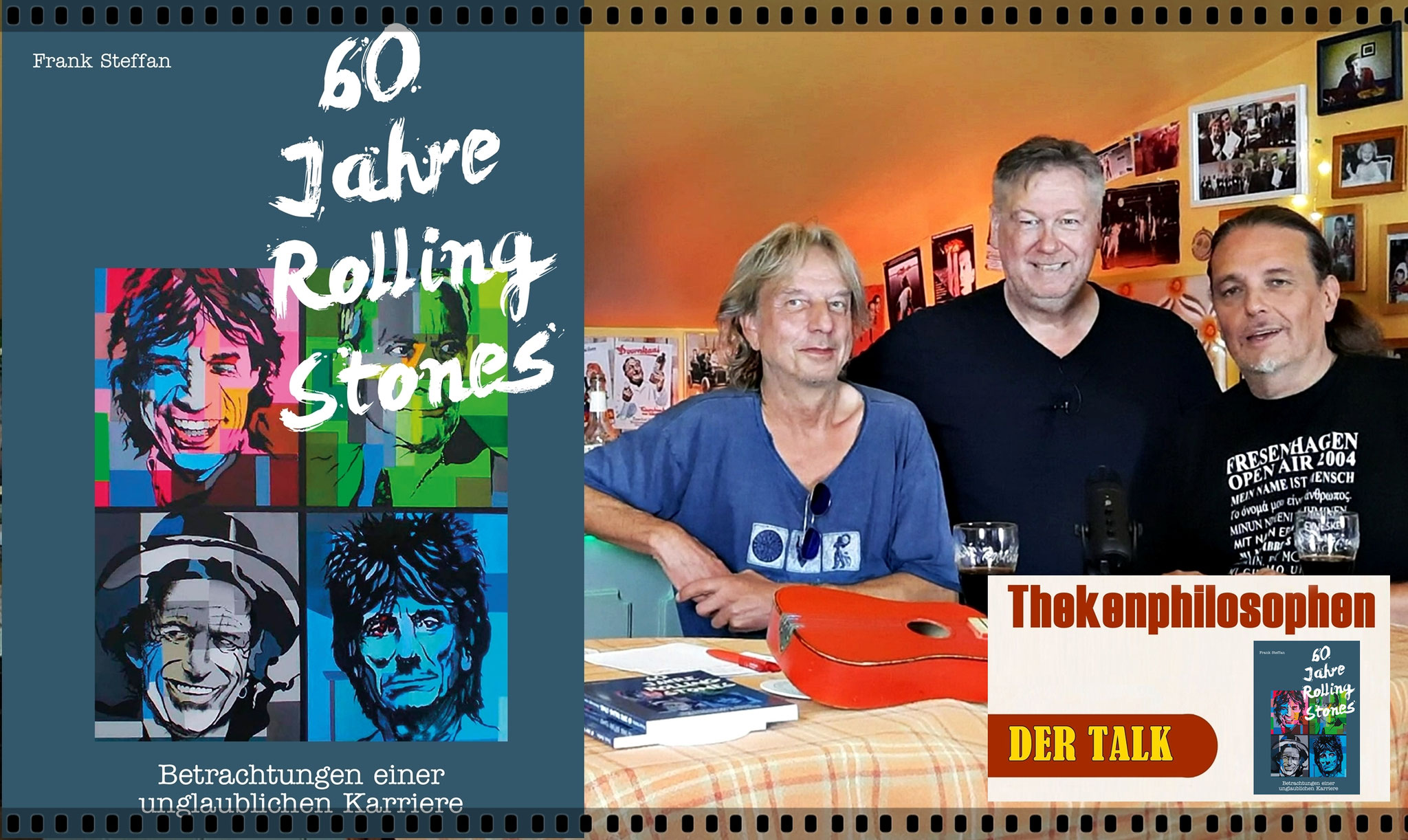 Zum Thema "60 Jahre Rolling Stones" kamen Frank Steffan (Autor) und Gitarrist Dirk Schlömer (Ex-Ton, Steine, Scherben)