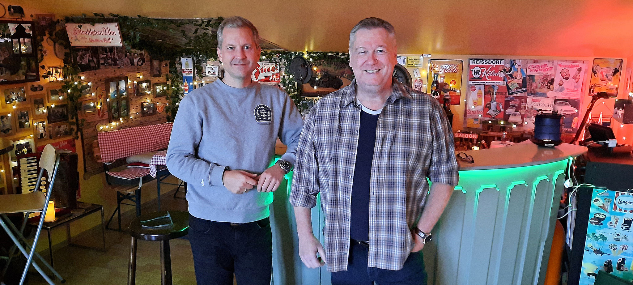 Christian Löer (Sportchef KSTA) bei einem seiner Besuche