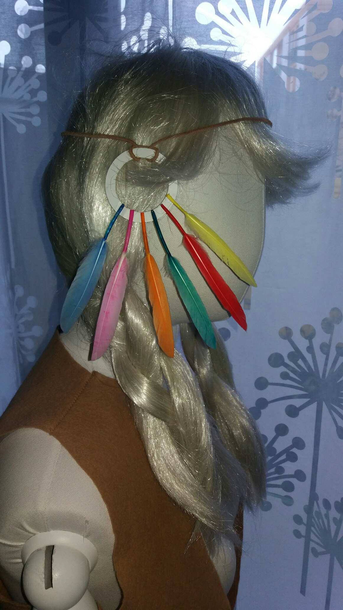 Confection d'une coiffe indienne pour carnaval enfant