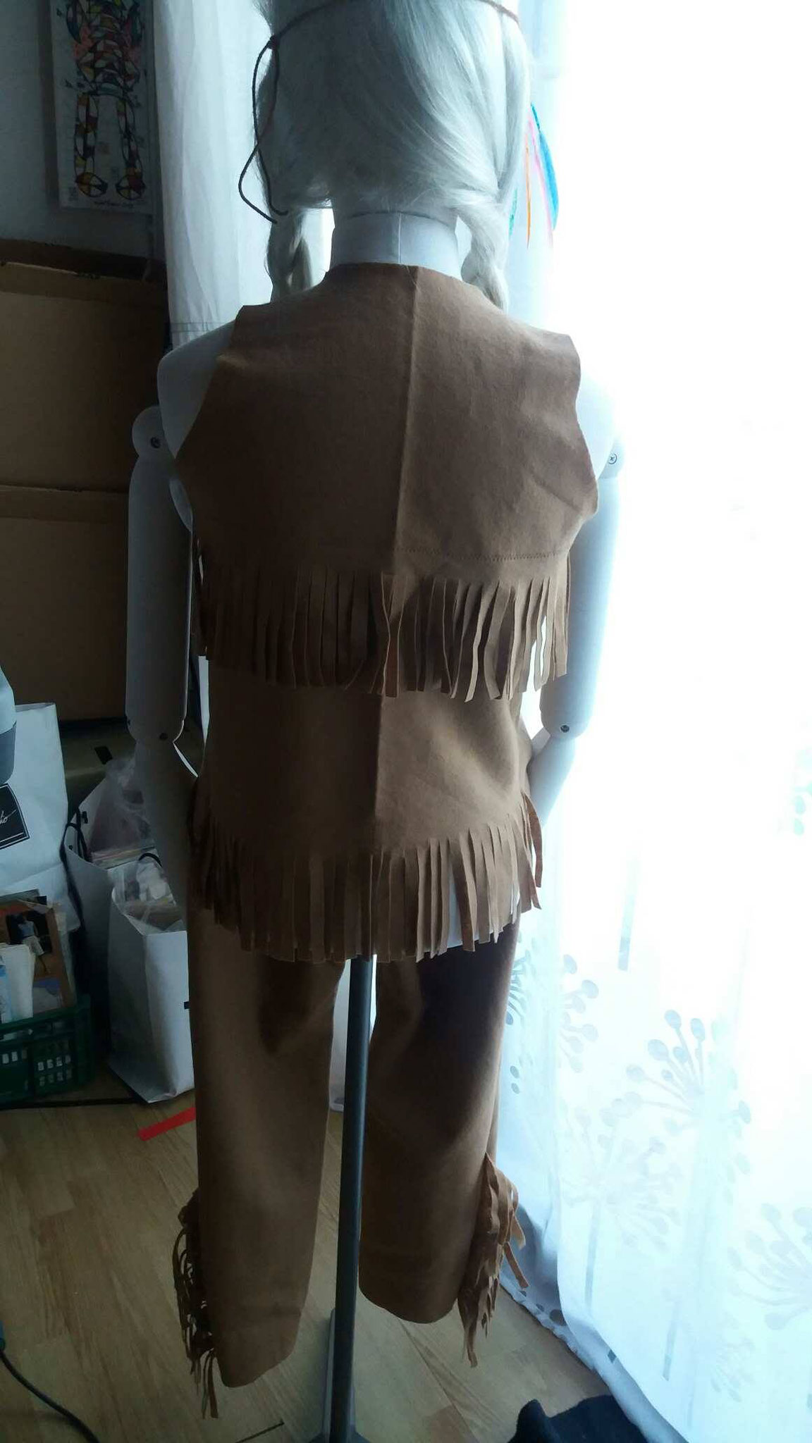 Costume indienne pour carnaval enfant