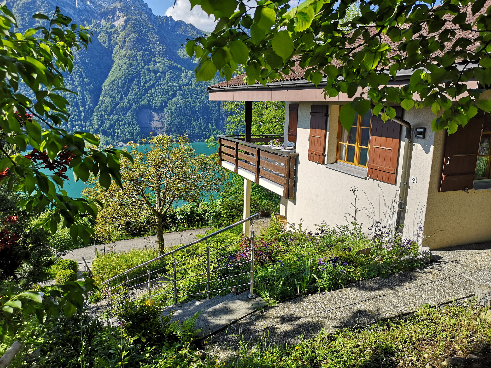 Aussensicht Balkon Richtung Norden