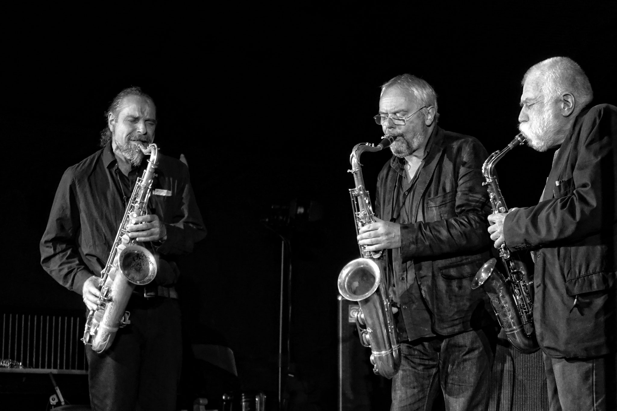 BRÖtz 80! Festival 29.08.2021  H.P.Hiby, W.Schmidtke, P.Brötzmann ©Günter Horn