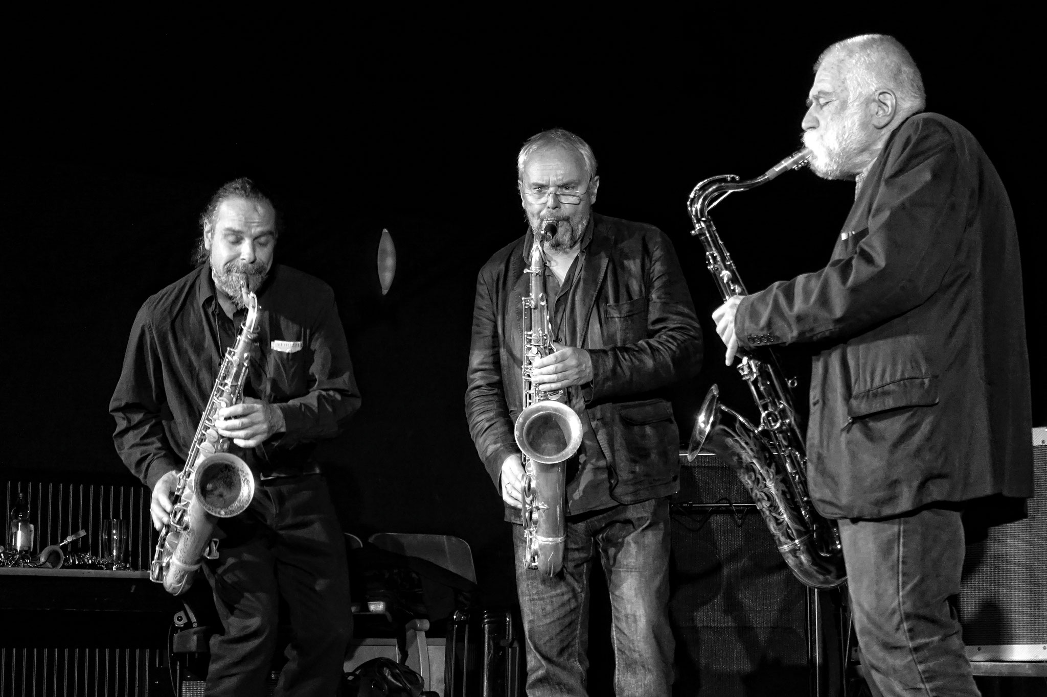 H.P.Hiby, W.Schmidtke, P.Brötzmann ©Günter Horn
