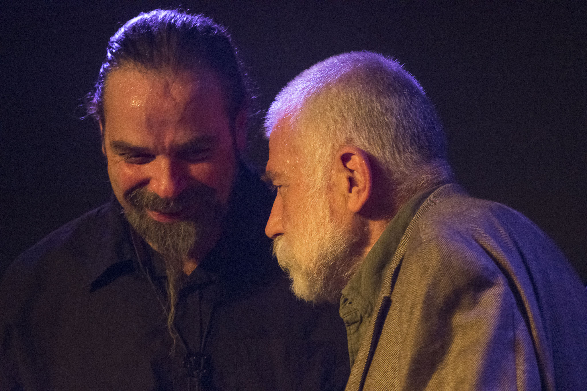 Hiby/Brötzmann   Wuppertal "Jazzclub Loch" 2018  © Antje Zeis-Loi