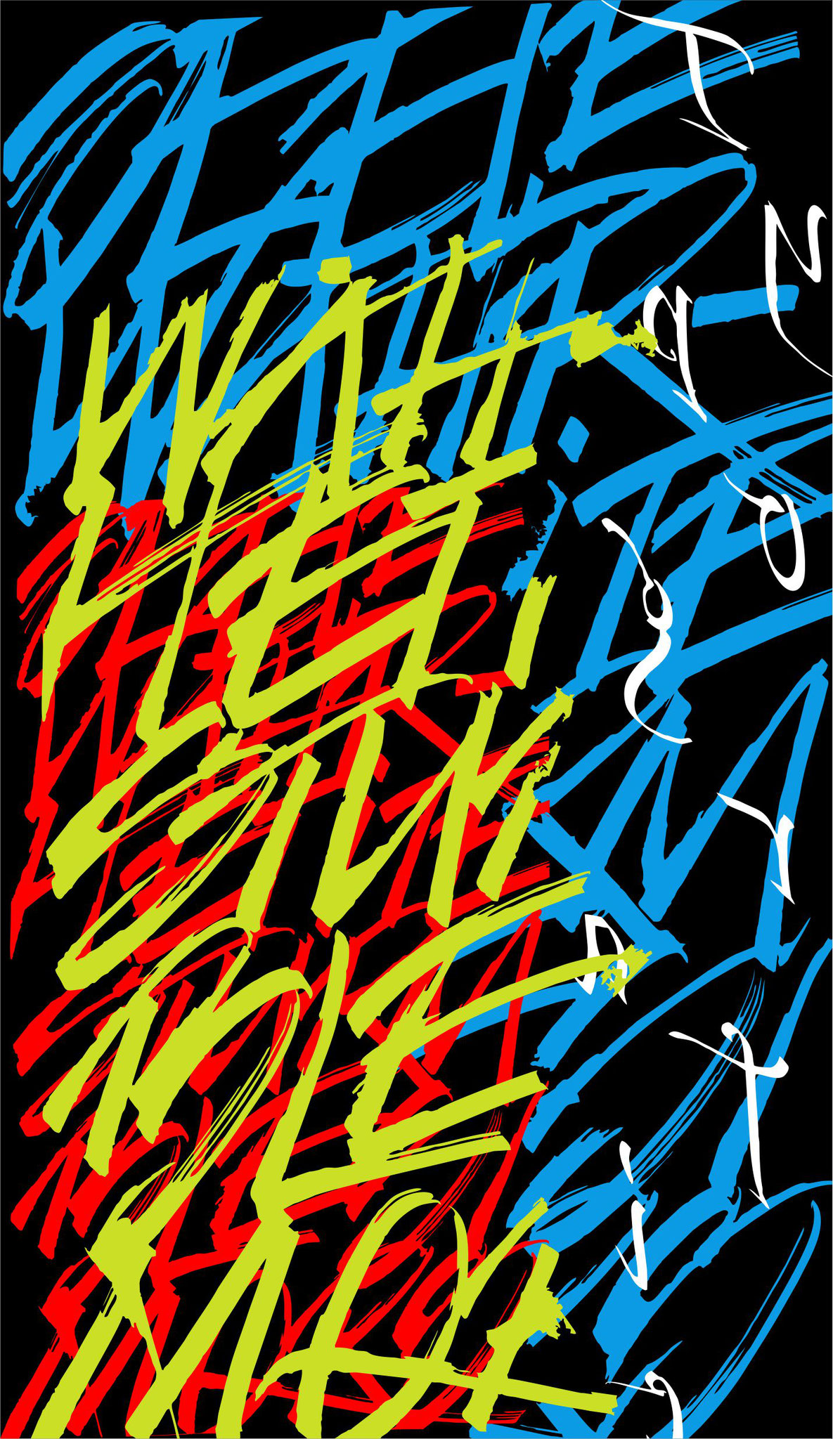 freie Kalligraphie