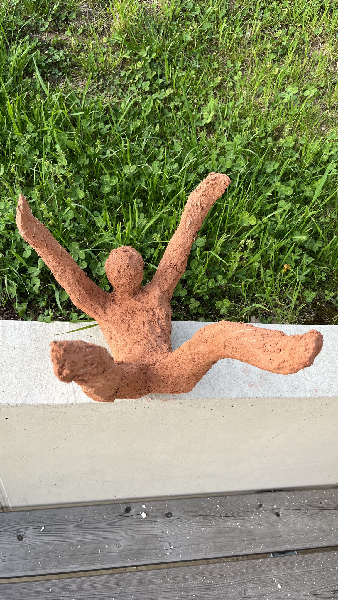 Die Fallende - Bronze - 81cm