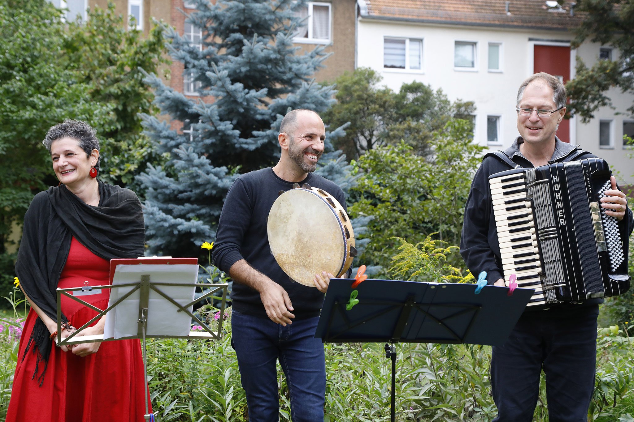 "Taranta Djus" im Klostergarten der Kath. Kirchengemeinde St. Rita, Foto: Antonia Richter (gatonia.de)