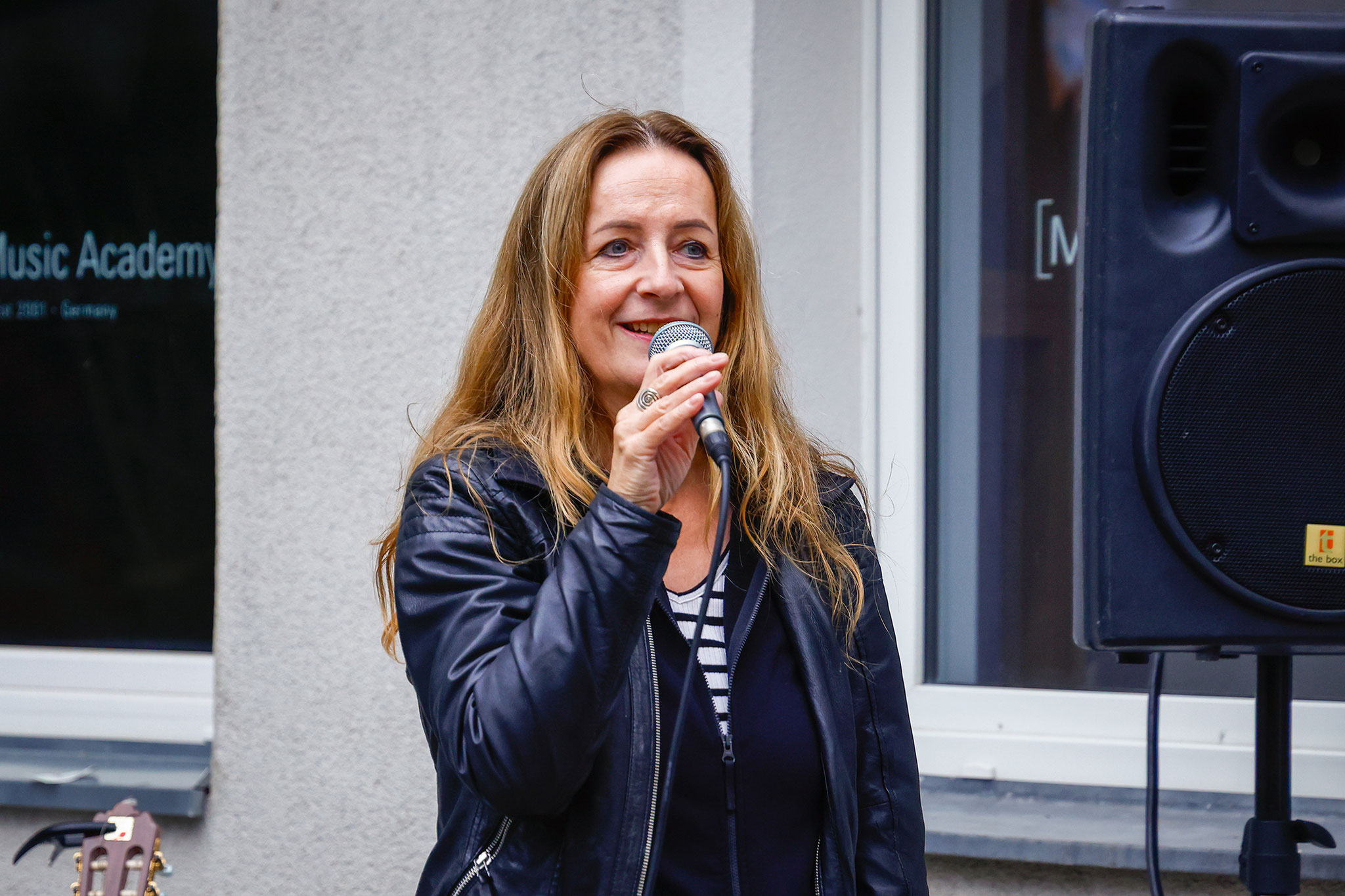 Begrüßung durch Karin Müller, MA Music Academy, Foto: Antonia Richter