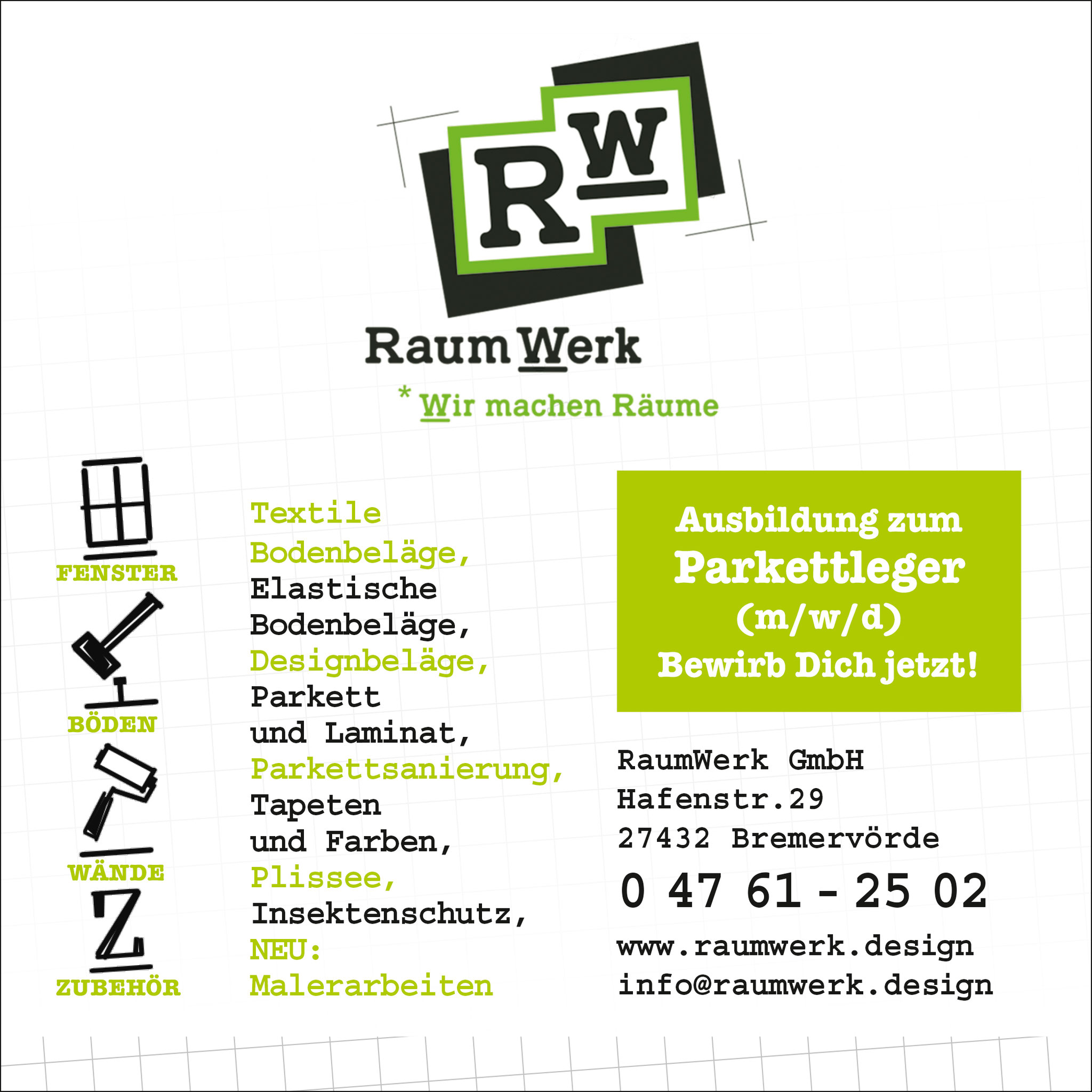 Parkettleger Ausbildung