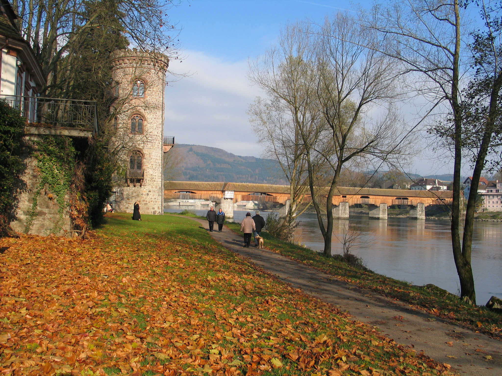 Historische Holzbrücke