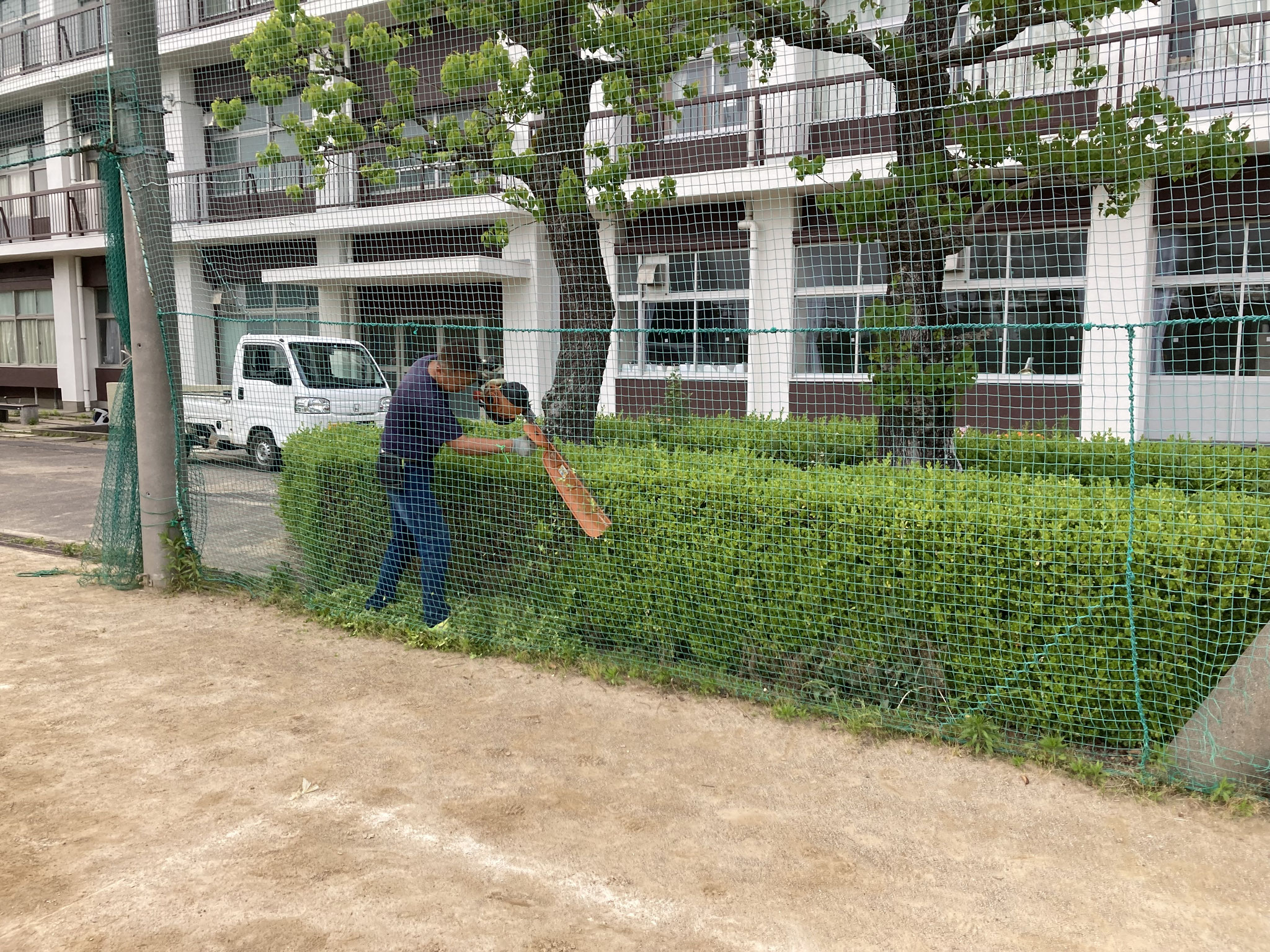 前日作業