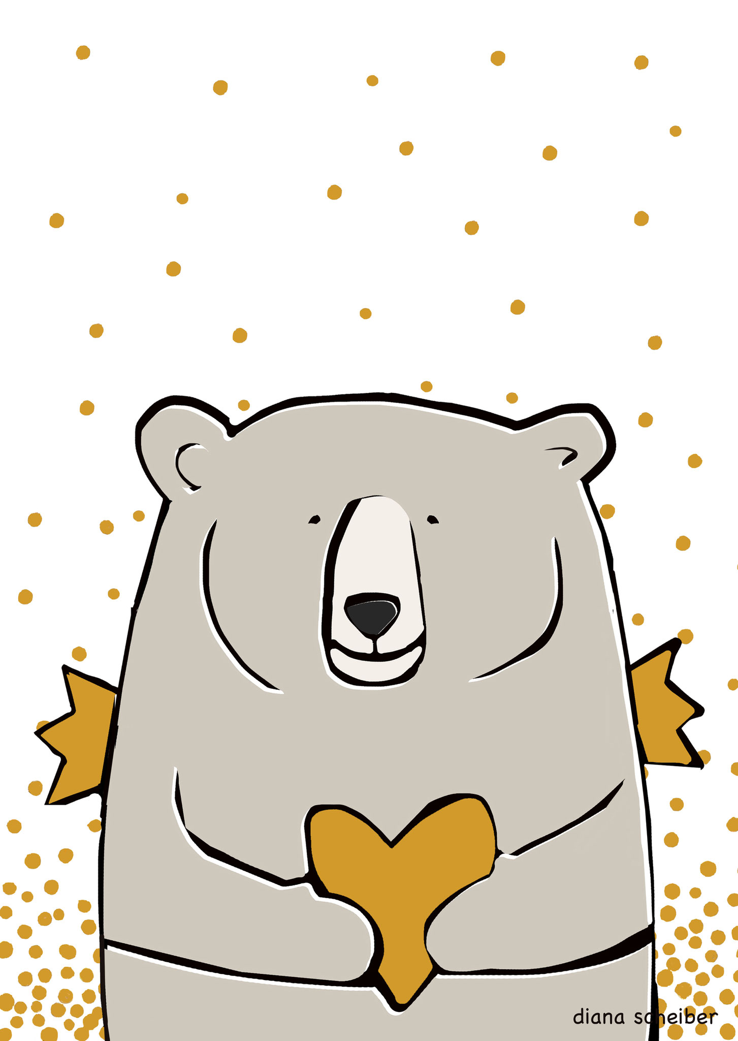 Bär mit Herz