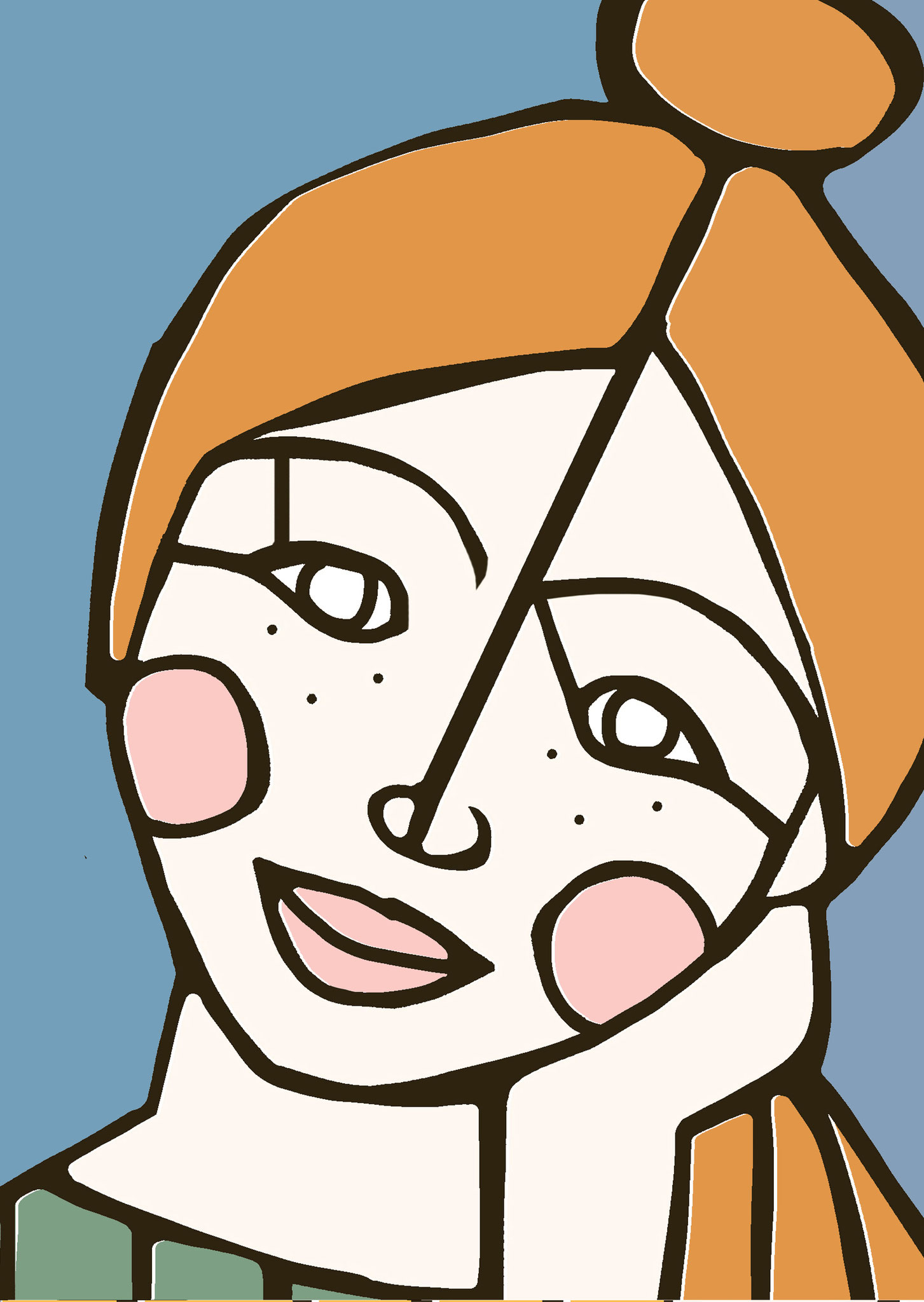 Frau glücklich