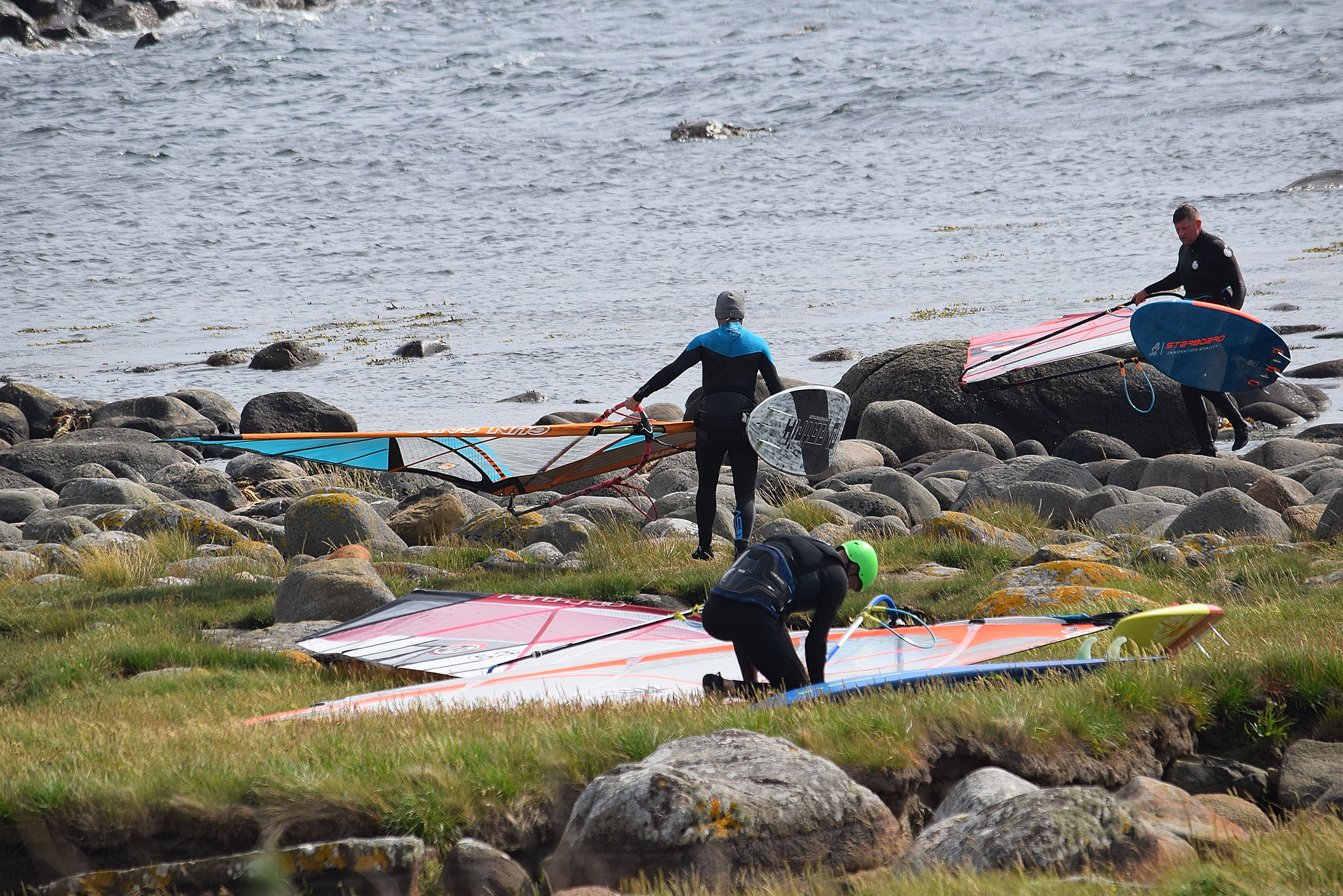Lutz mit der Norweger Surfcommunity