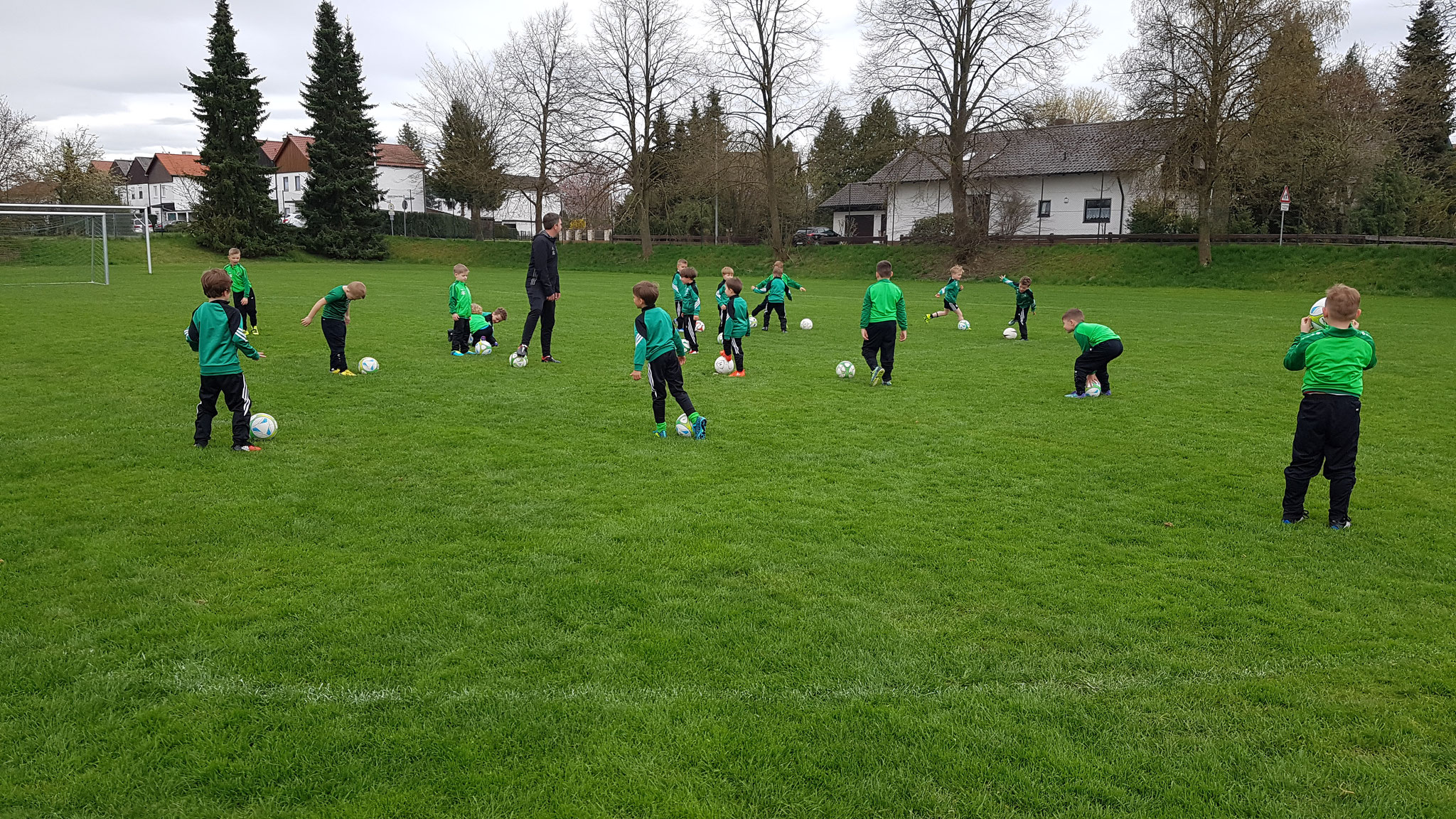 Erstes Freiluft-Training April 2018