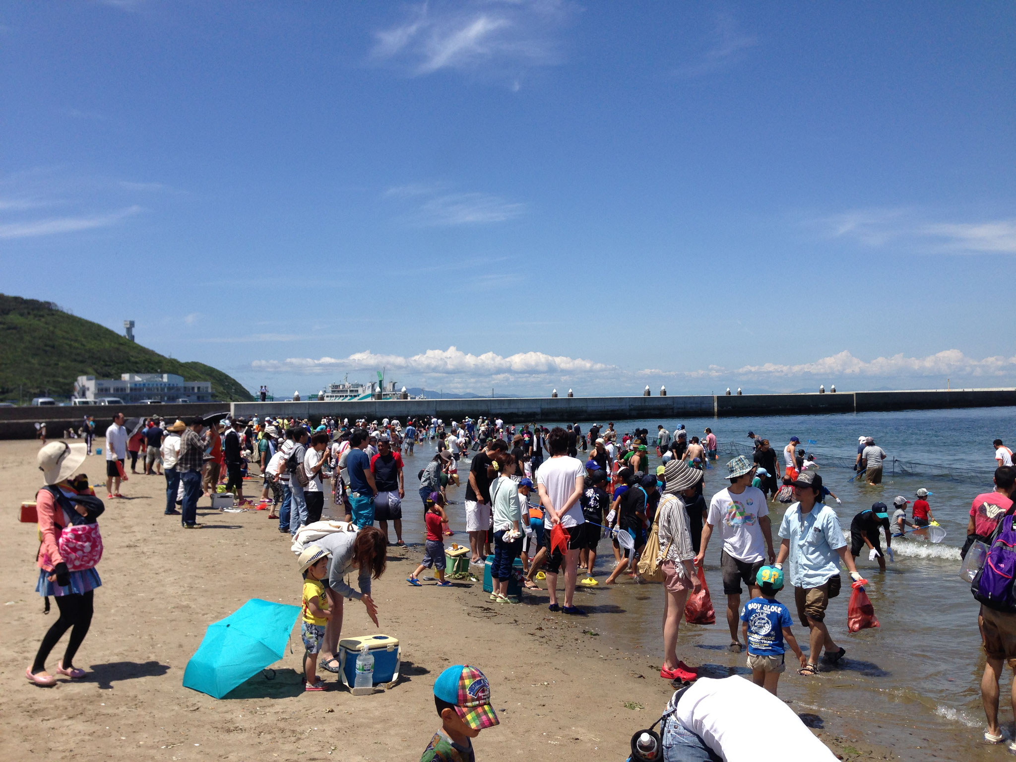 渥美半島、ココナッツビーチ伊良湖は快晴！！