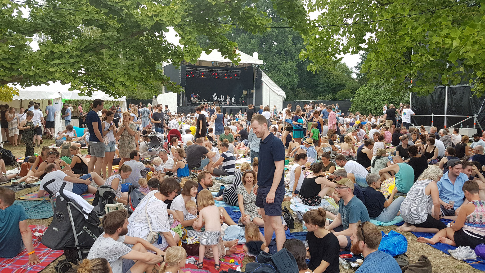 Der Draiser Hof während des Festivals "Heimspiel Knyphausen"