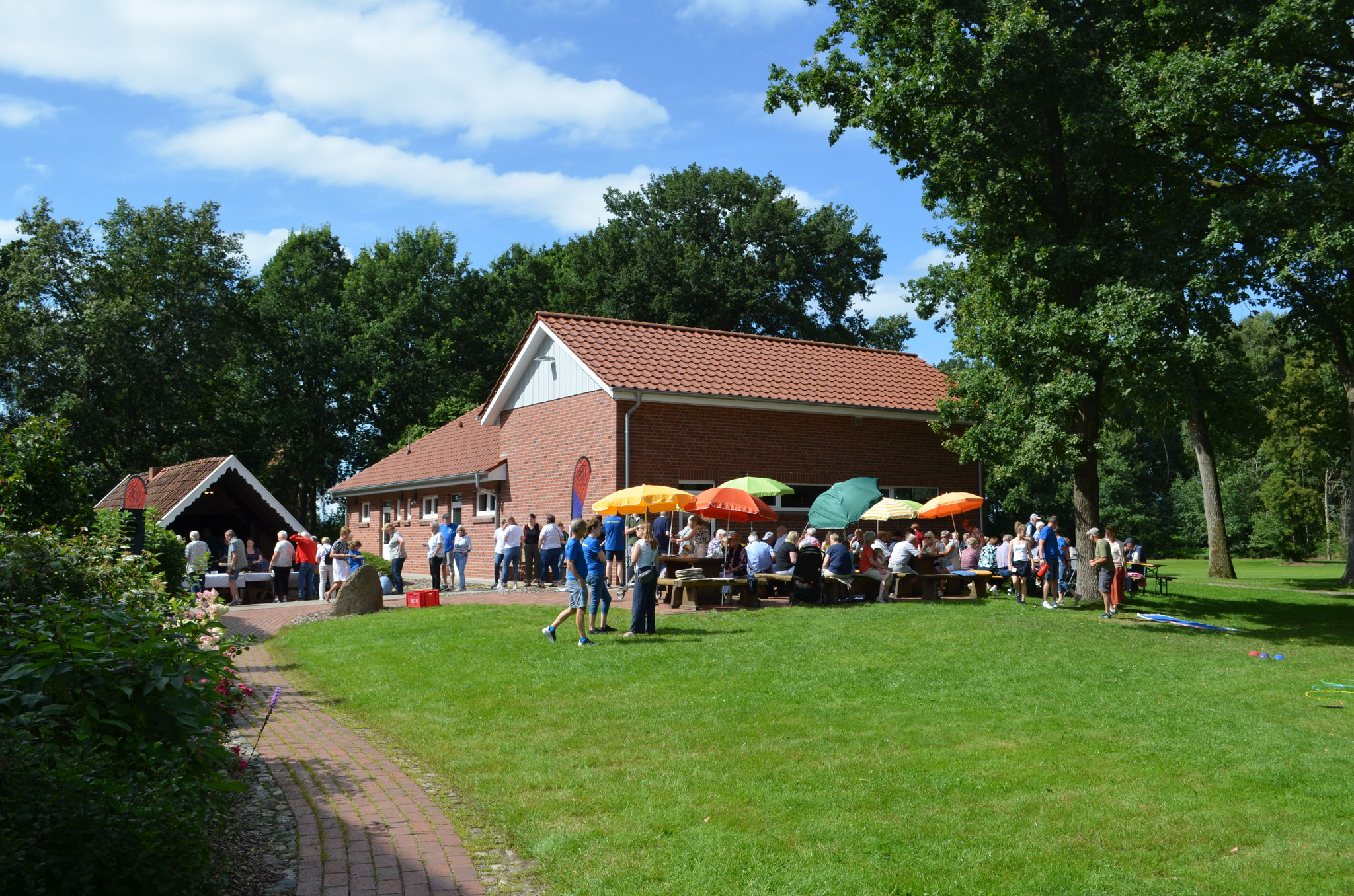 Viel Besuch beim Sommerfest