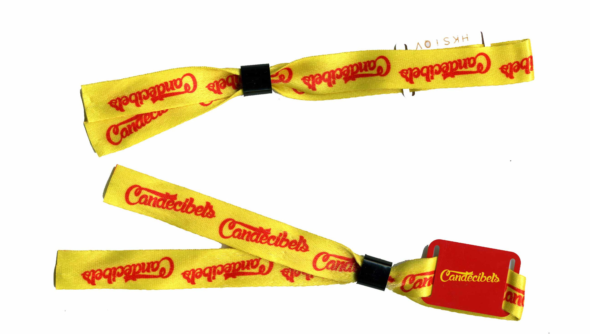 Les fameux bracelets "cashless"