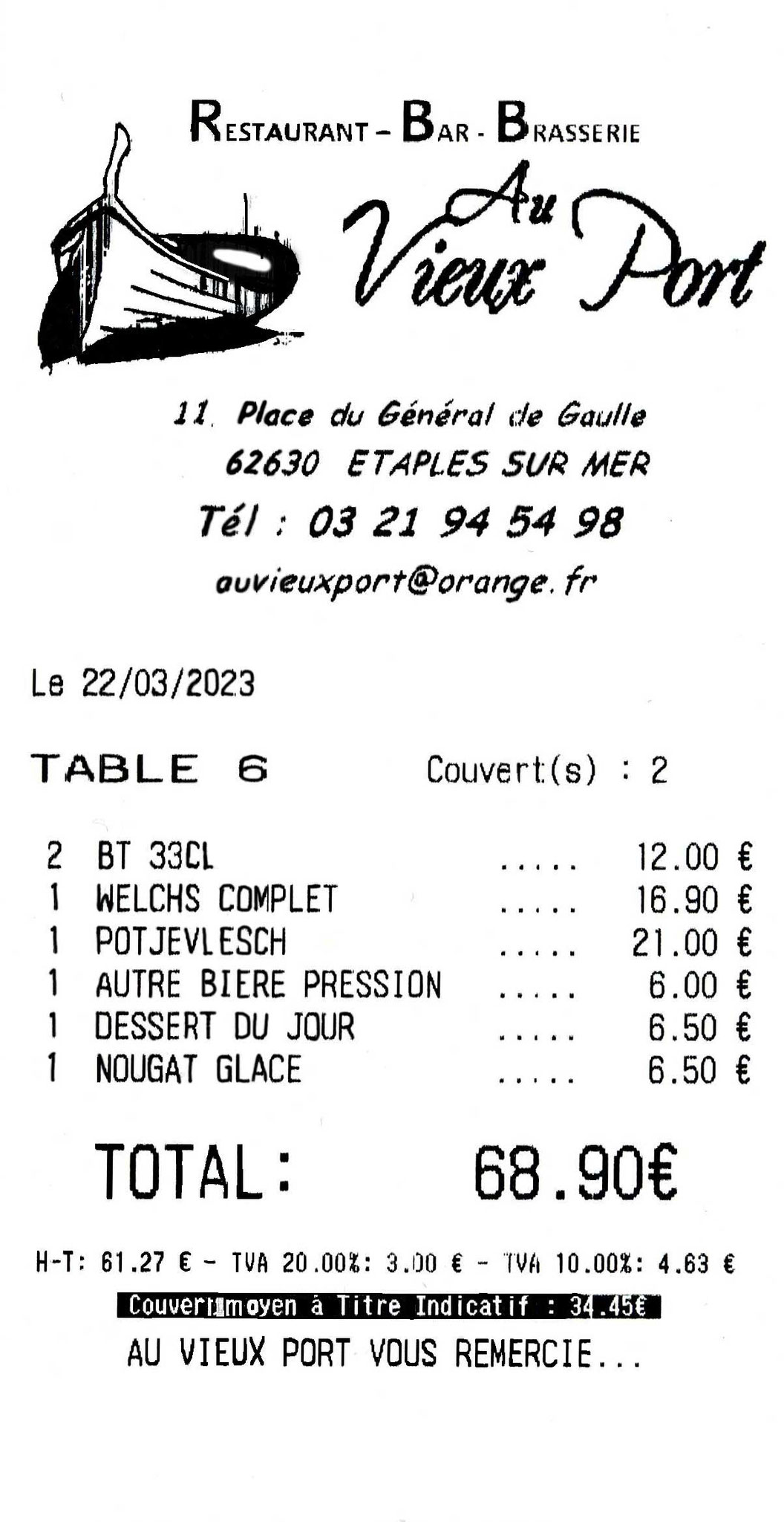 La note