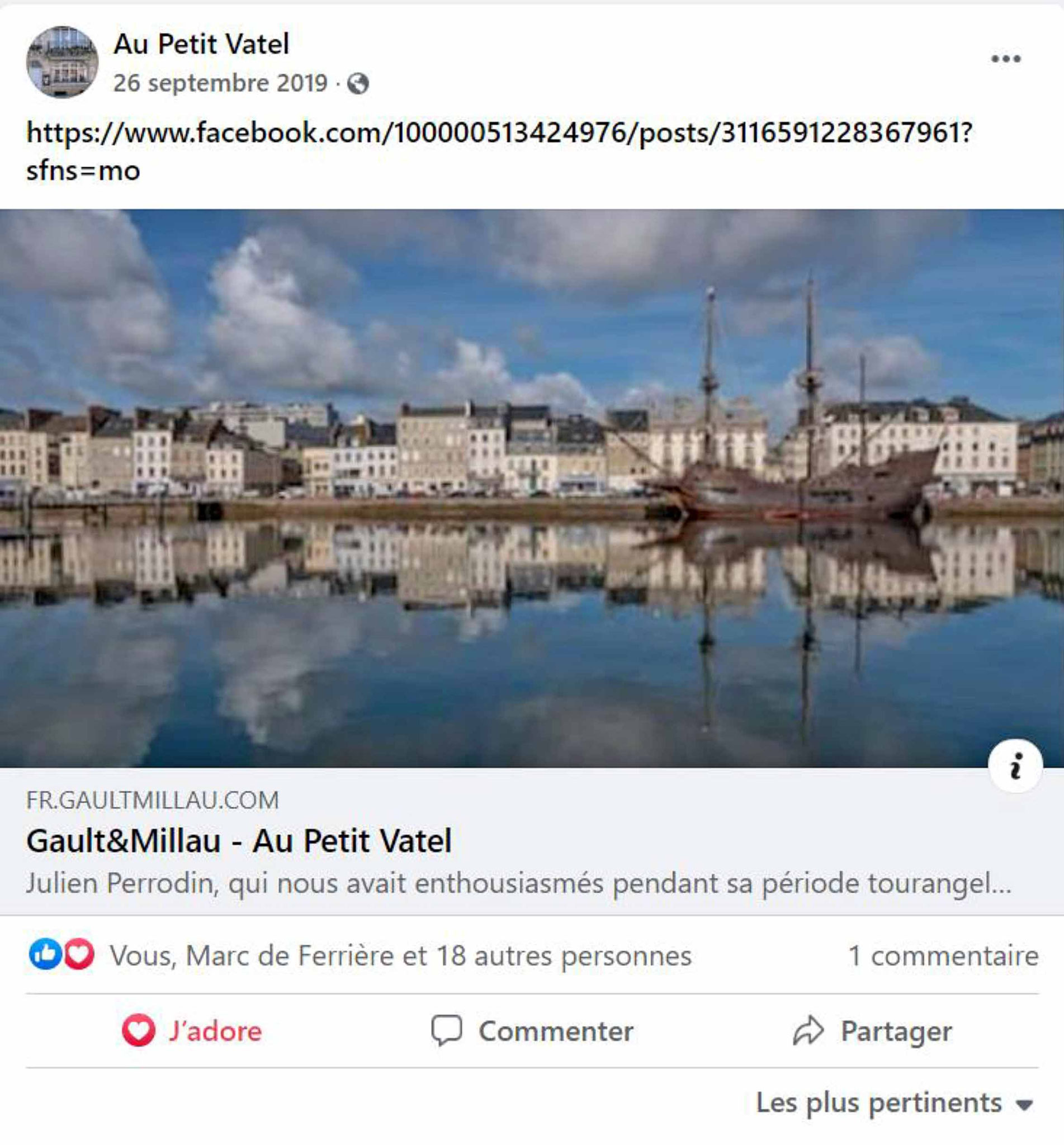 L'article du Gault & Millau