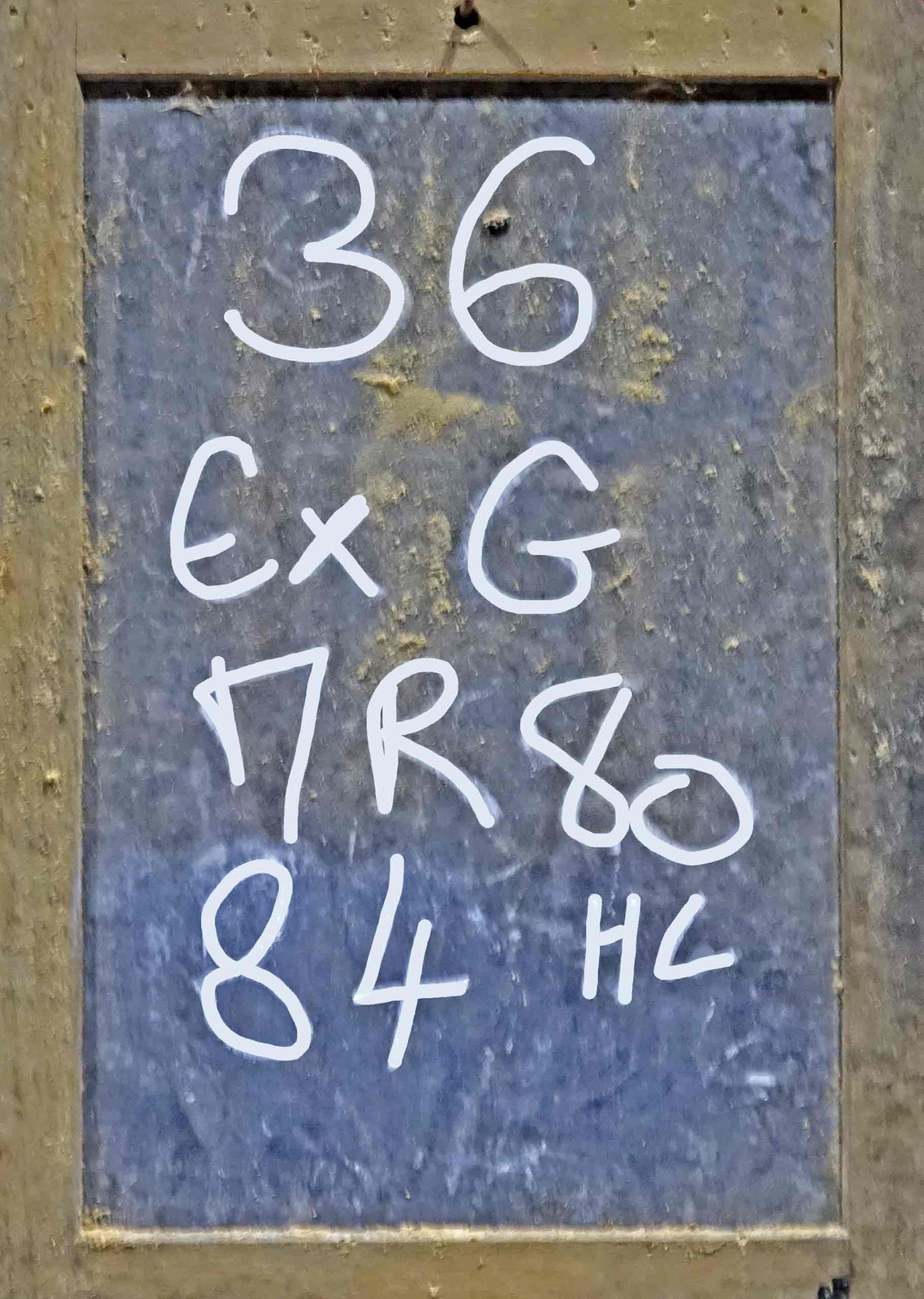 Foudre N°36 dans lequel il reste 84 hl de Maury 1980
