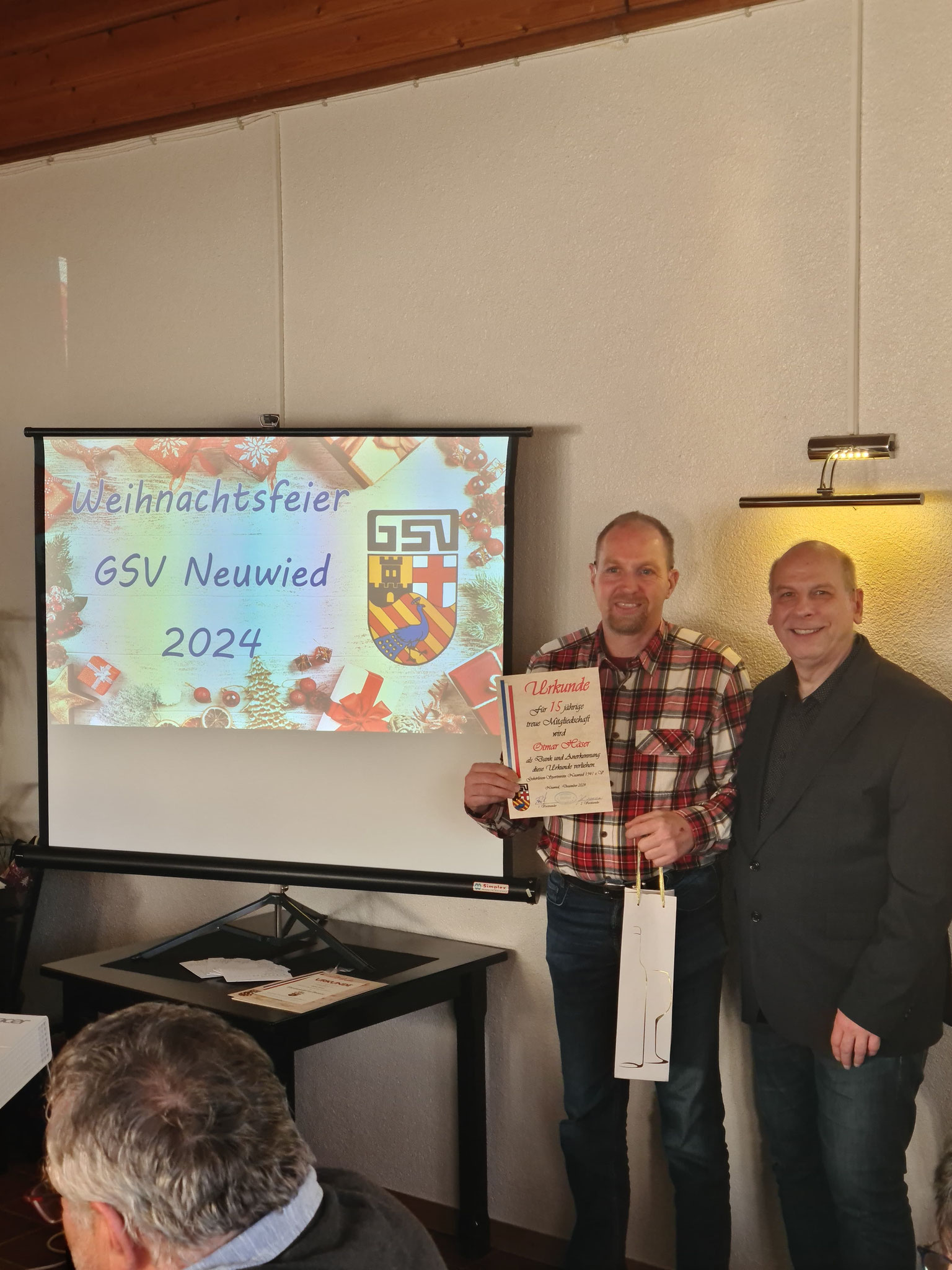 15 Jahre Mitgliedschaft