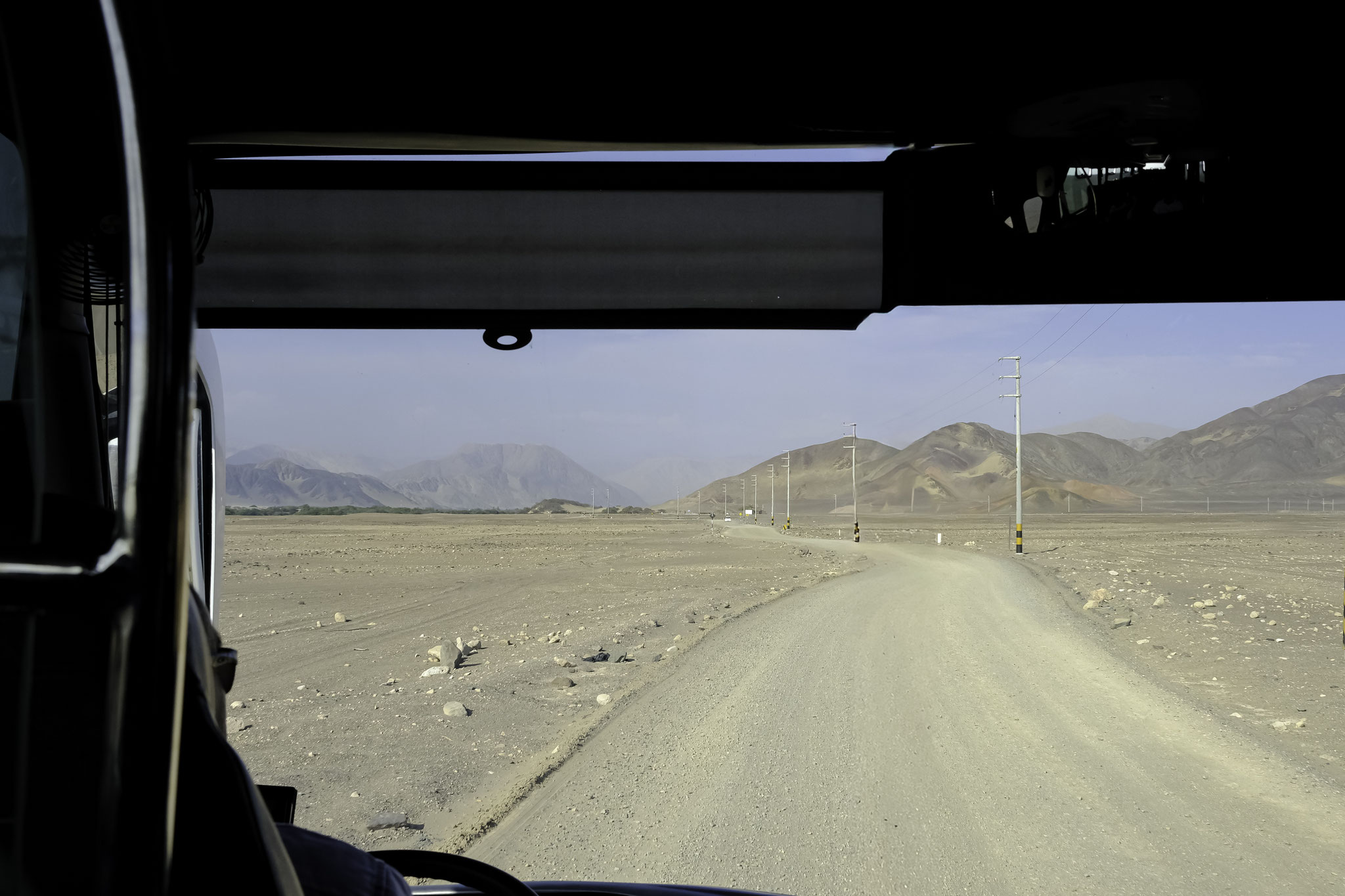 route vers le nécropole de Chauchilla