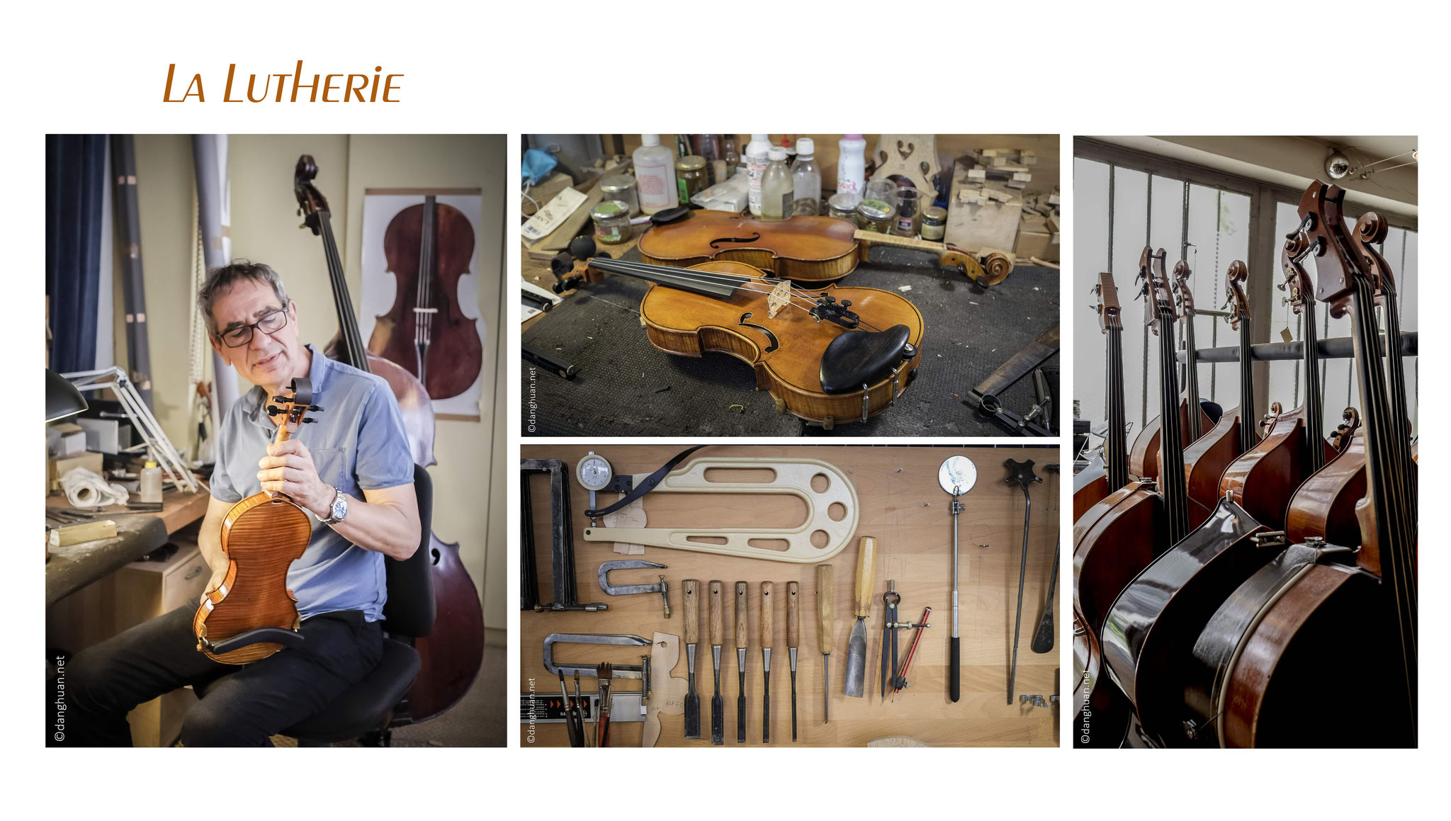 Le luthier Patrick CHARTON à Paris