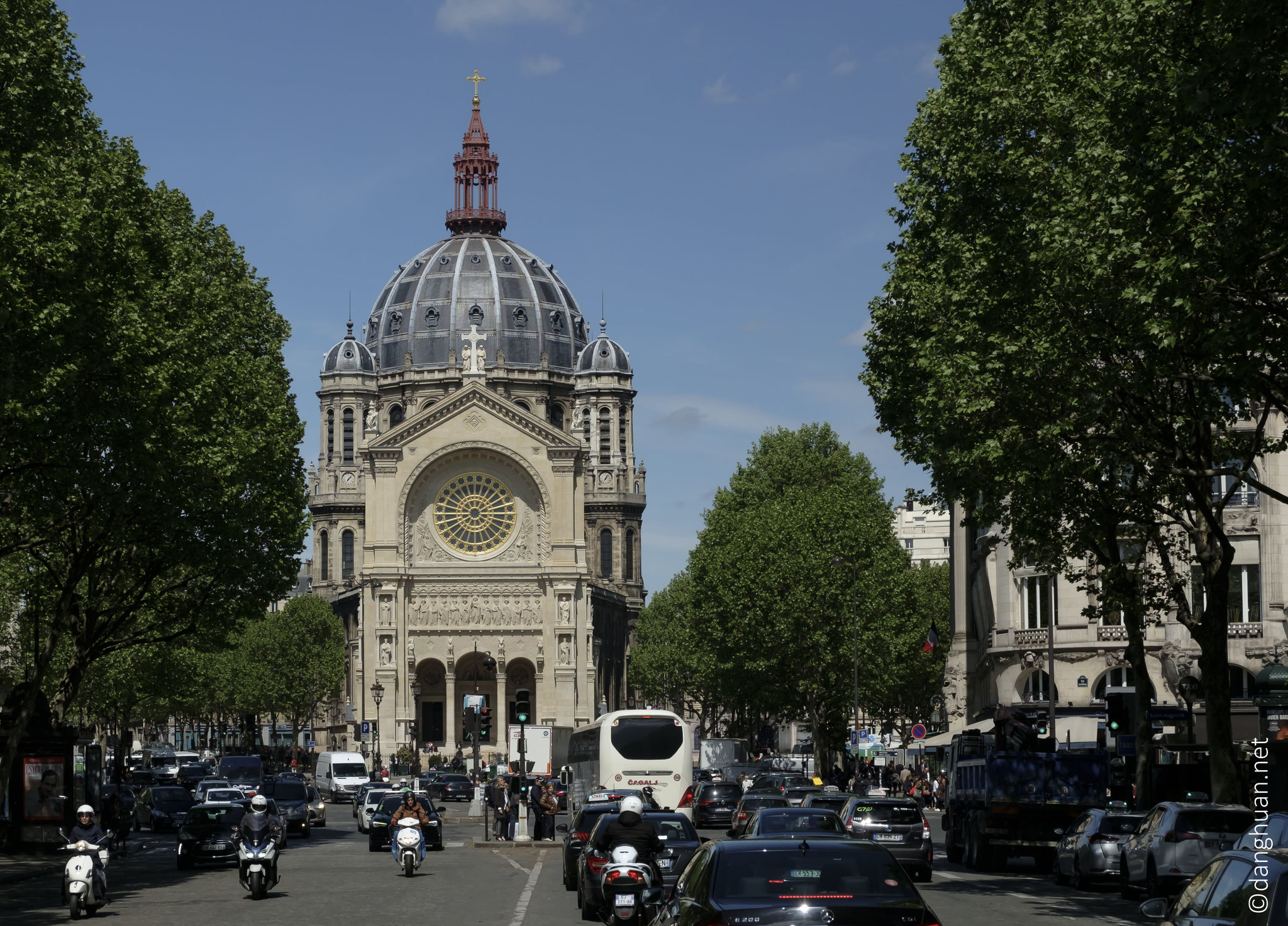 Eglise St Augustin - construite entre 1860 et 1871 par Victor Baltard (architecte des Halles de Paris)